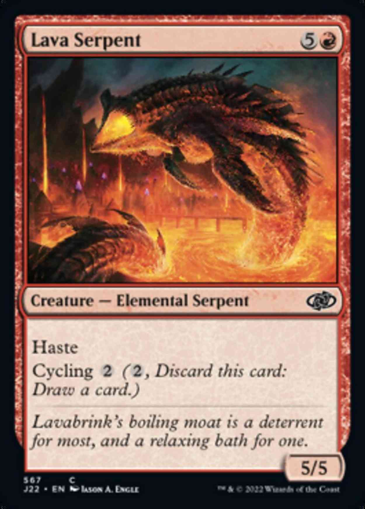 Lava Serpent magic card front
