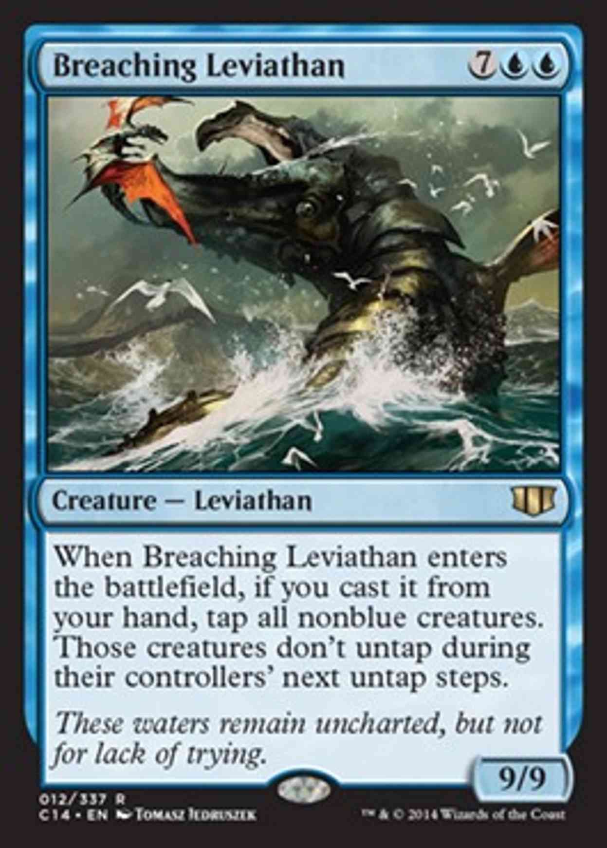 Breaching Leviathan magic card front