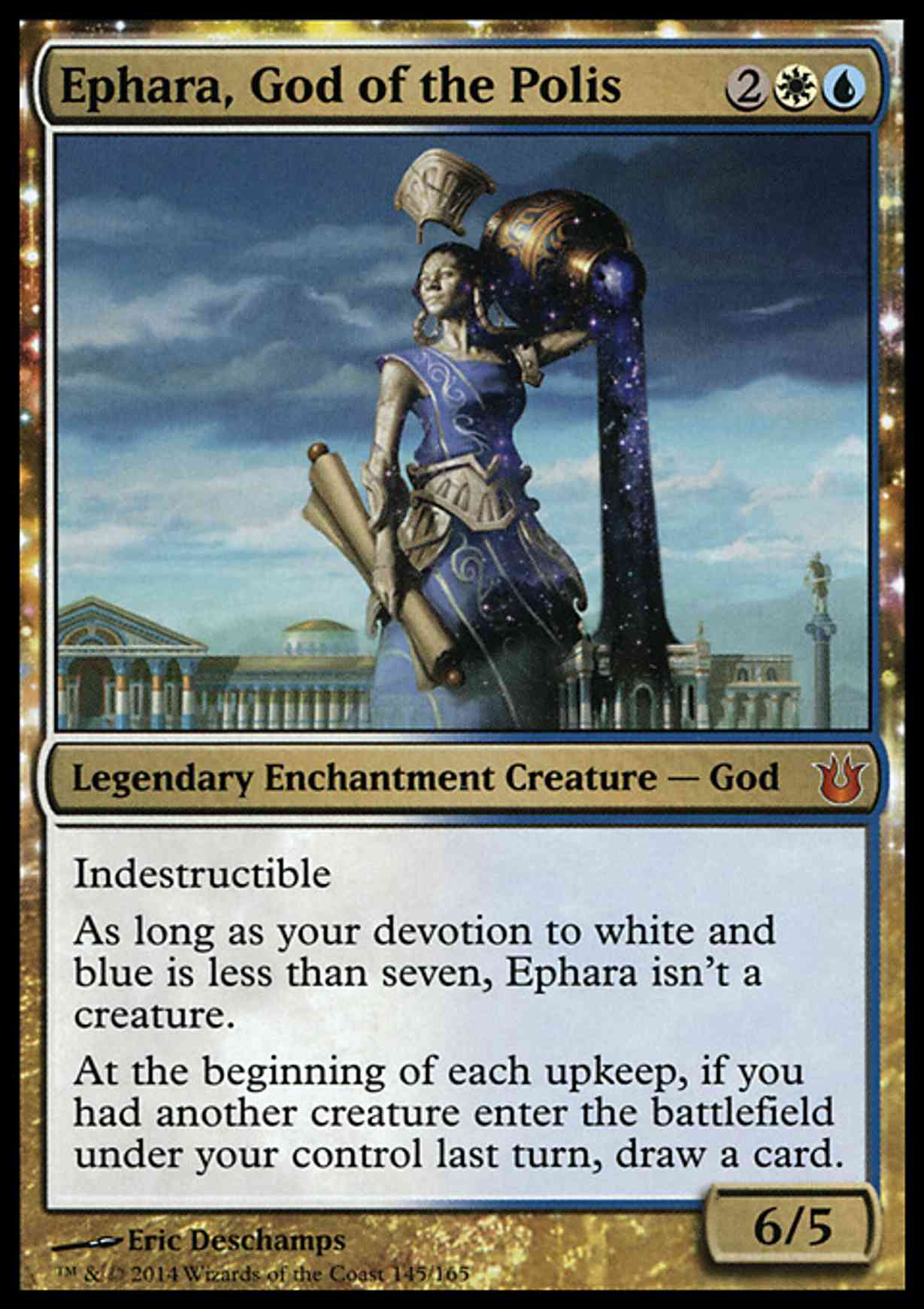 Ephara, God of the Polis magic card front