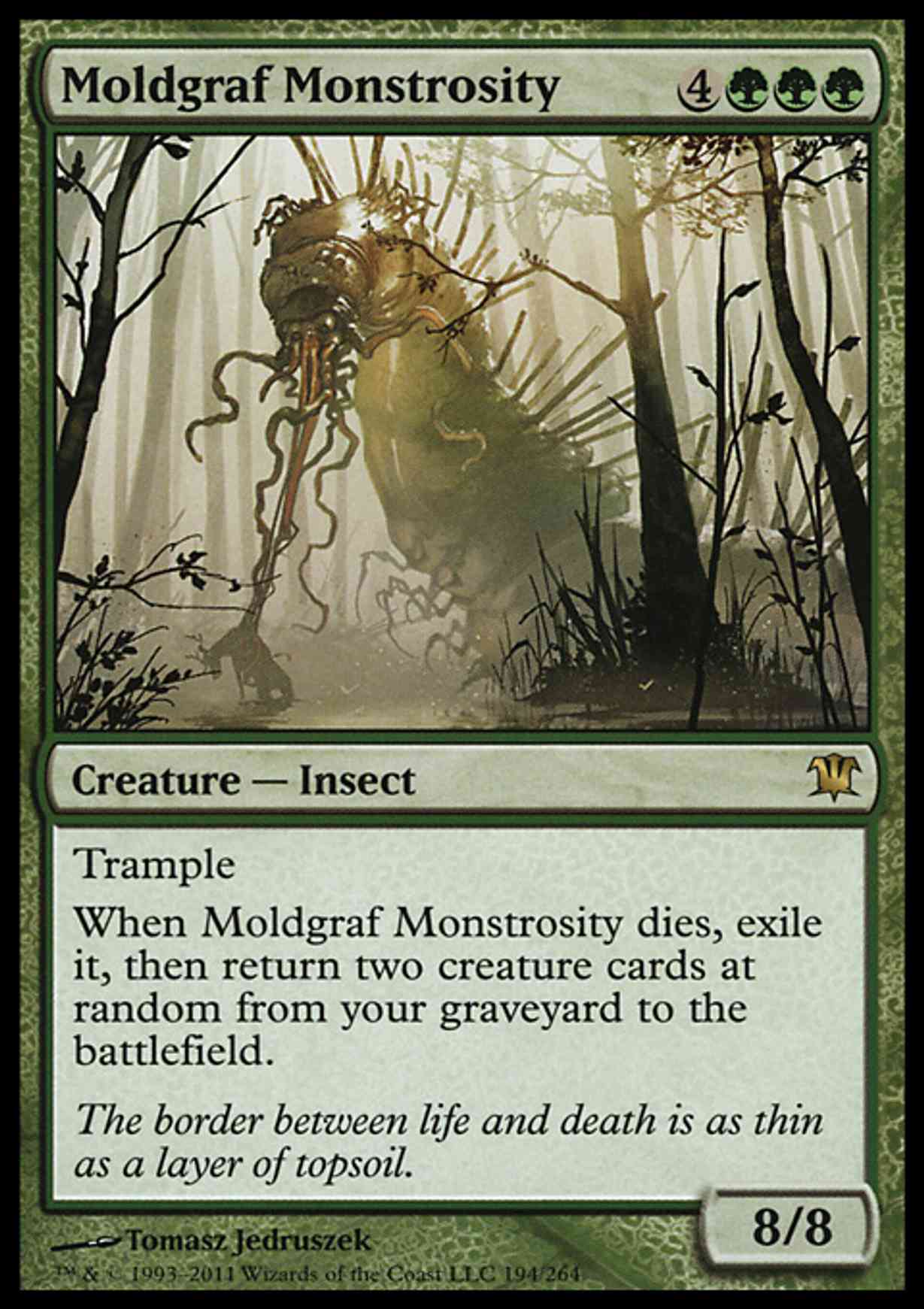 Moldgraf Monstrosity magic card front
