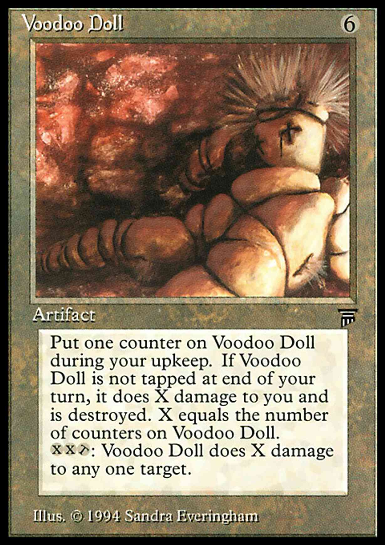 Voodoo Doll magic card front