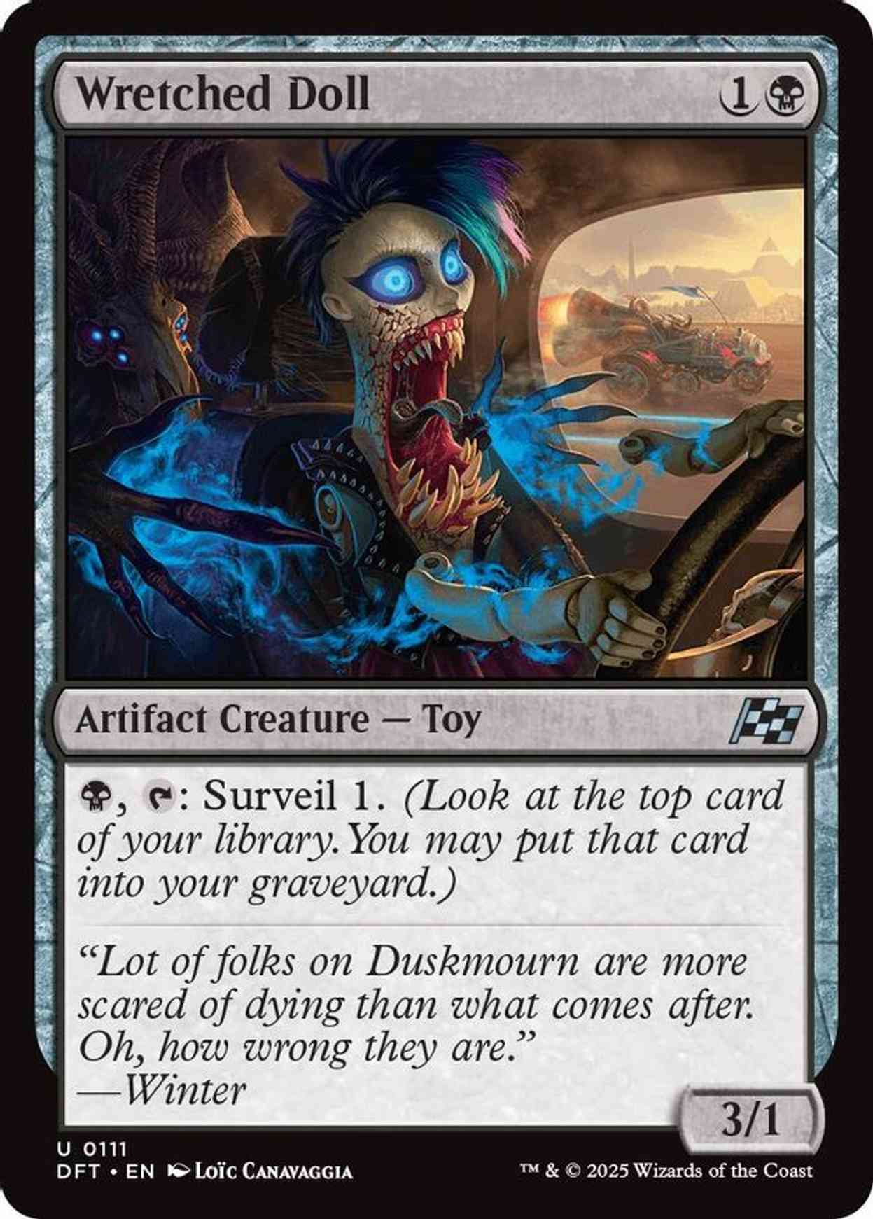 Wretched Doll magic card front