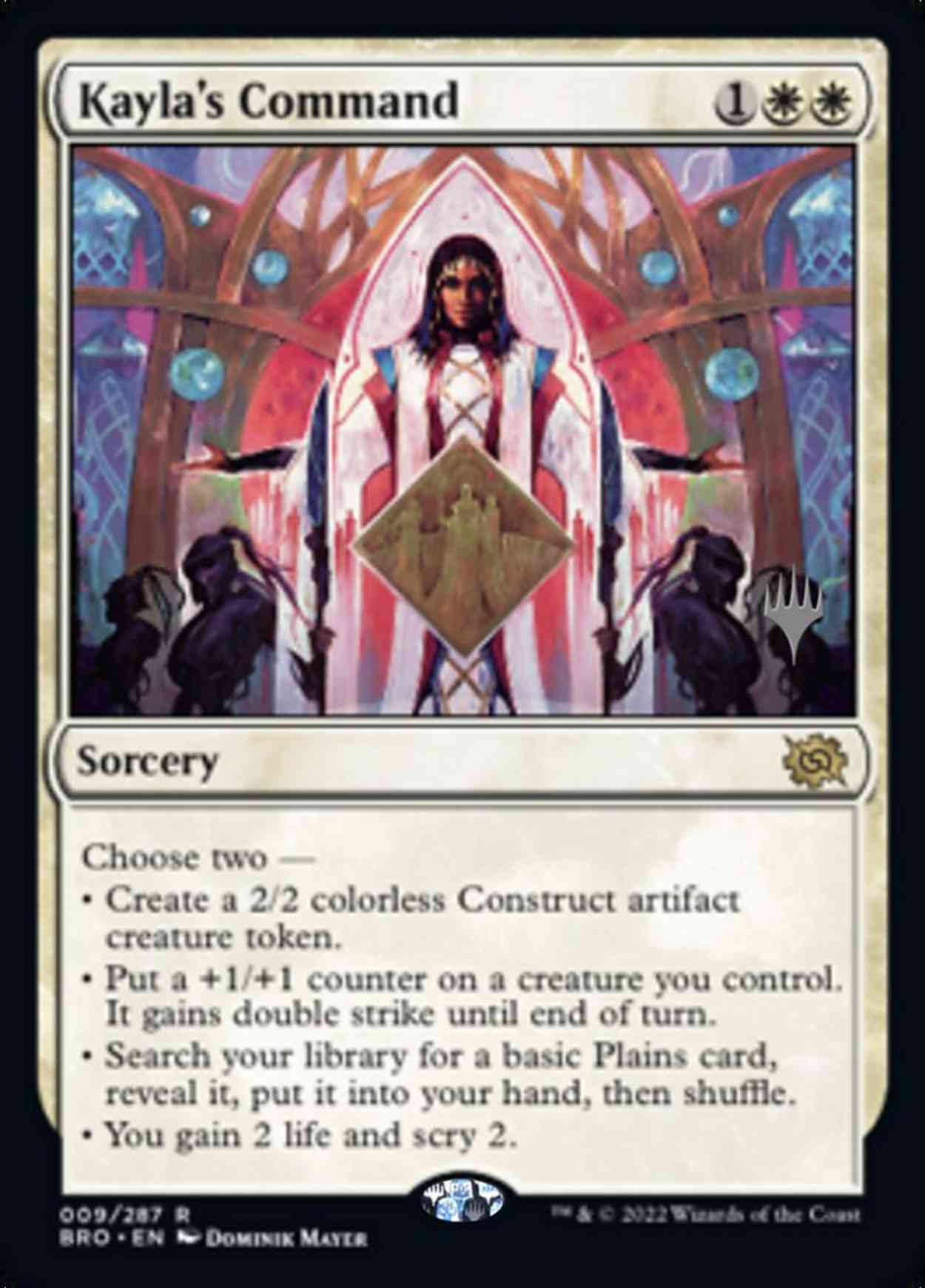 Kayla's Command magic card front