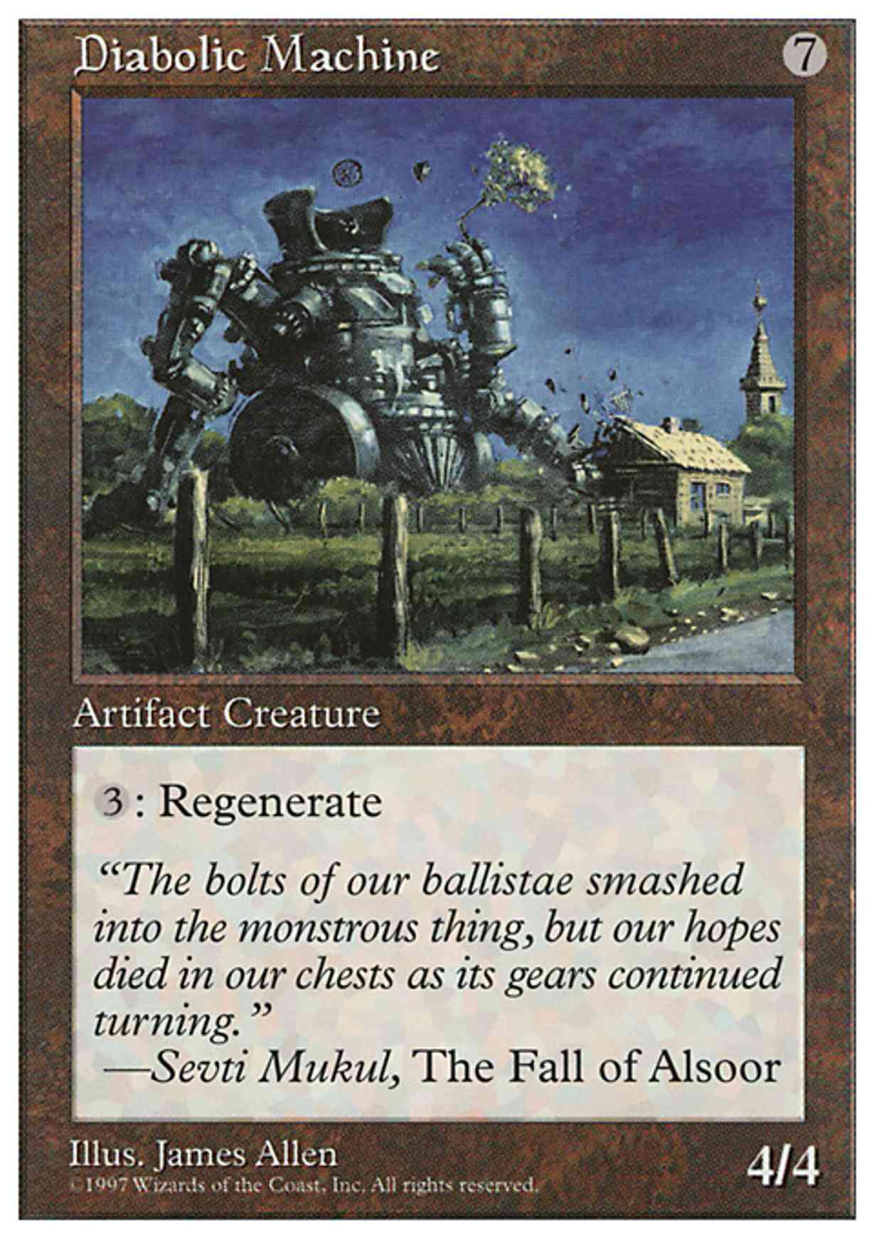 Diabolic Machine magic card front