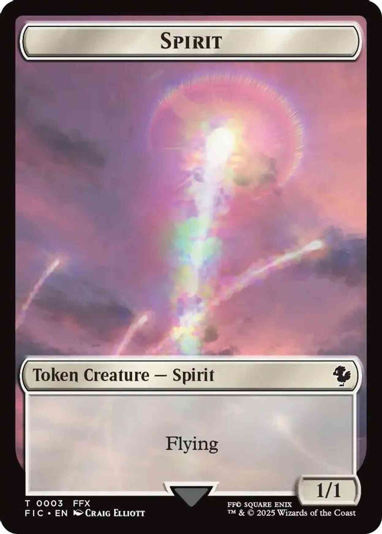 Spirit // Squid Double-Sided Token magic card front