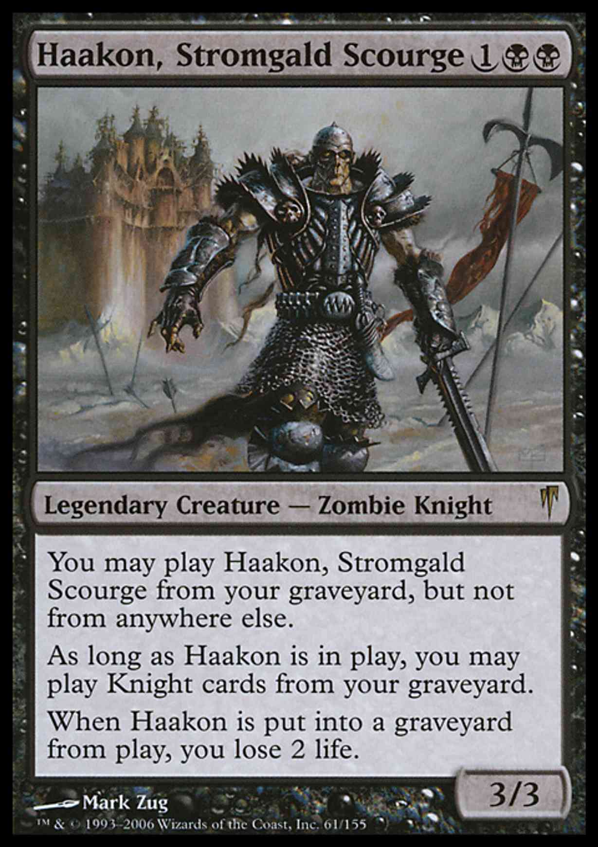 Haakon, Stromgald Scourge magic card front