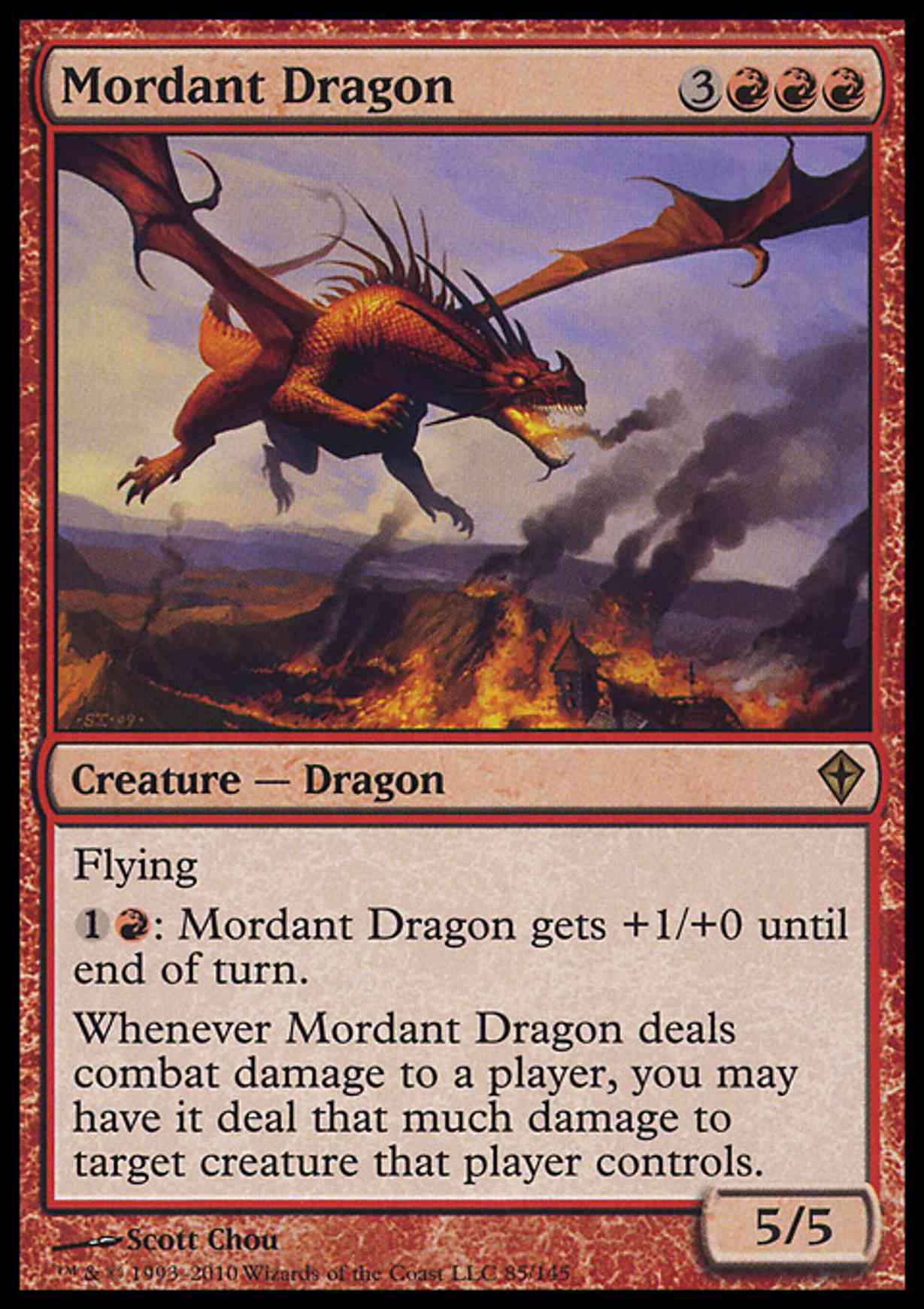 Mordant Dragon magic card front