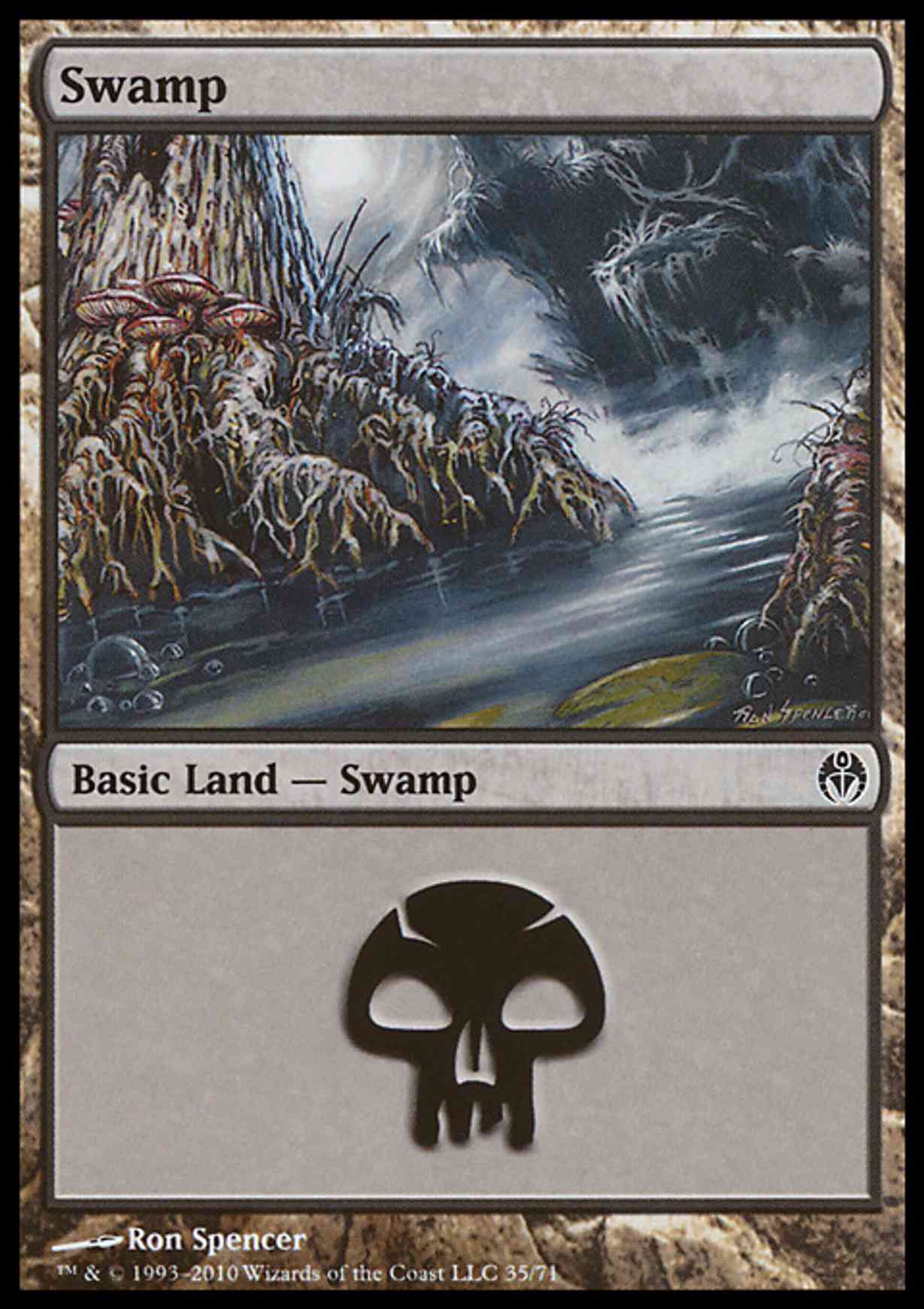 Swamp (35)  magic card front