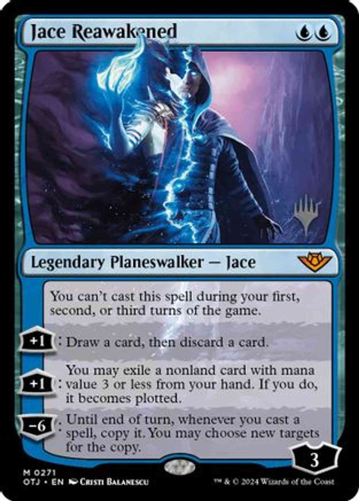 Jace Reawakened magic card front