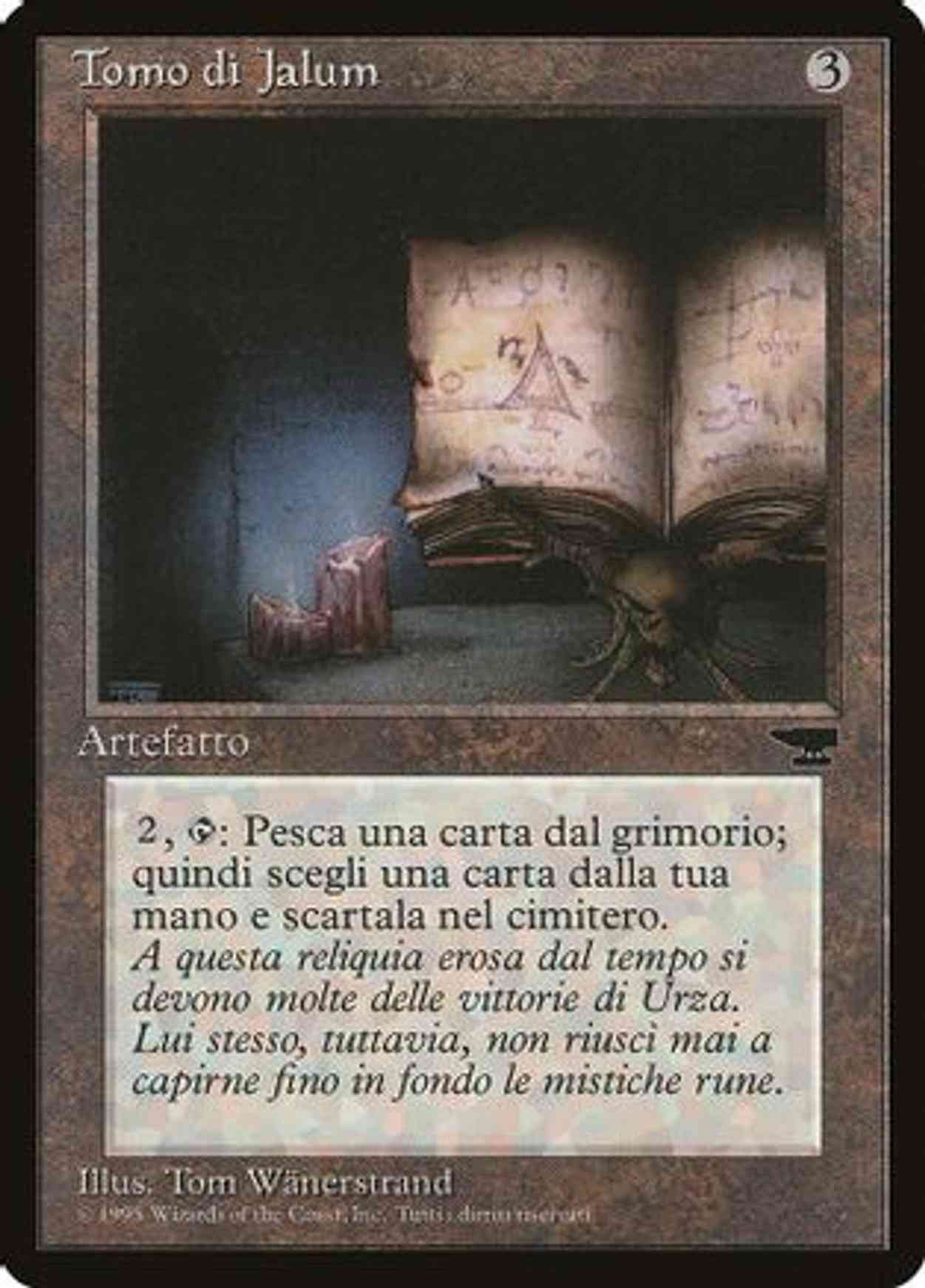 Jalum Tome (Italian) - "Tomo di Jalum" magic card front