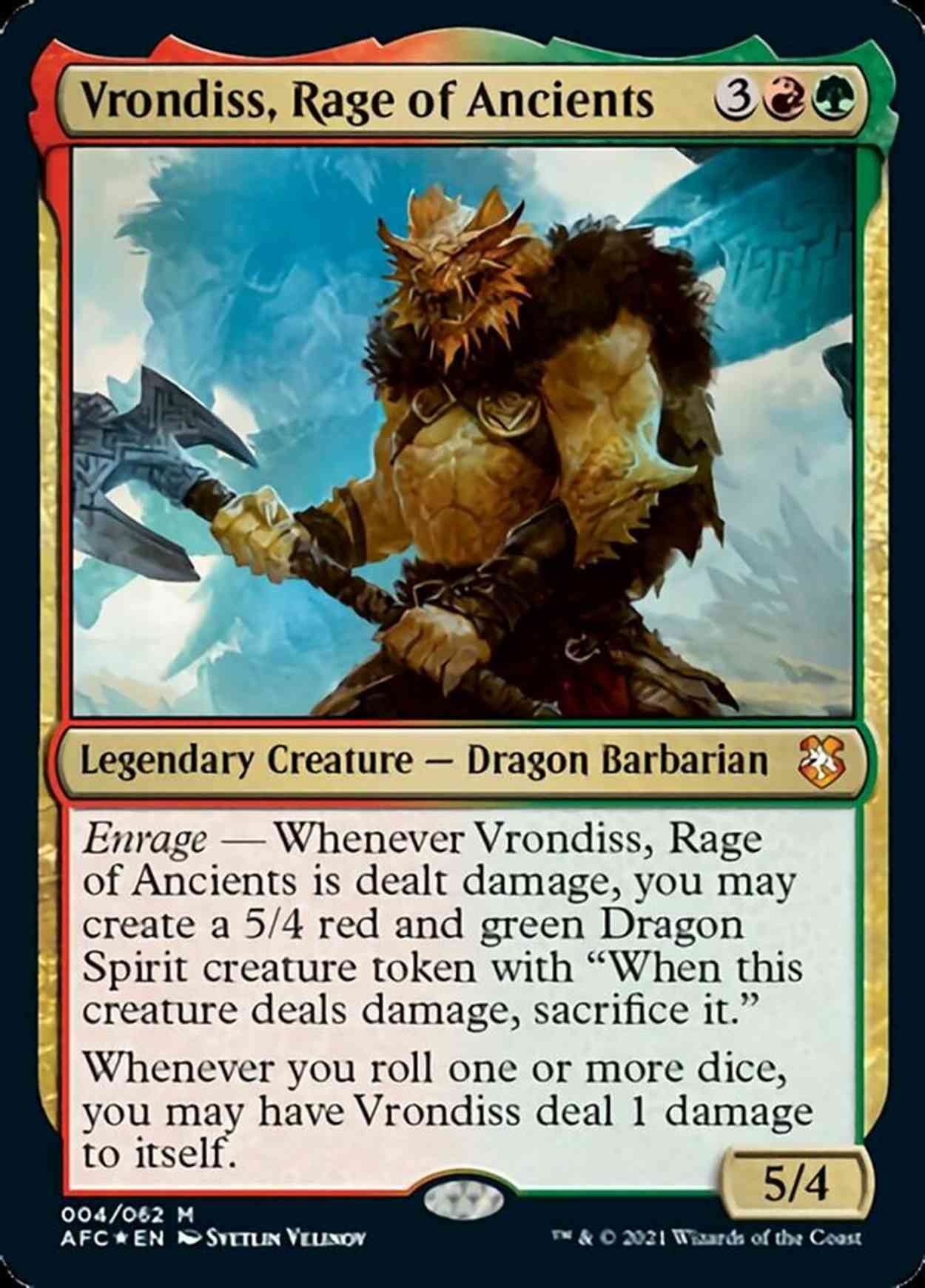Vrondiss, Rage of Ancients magic card front