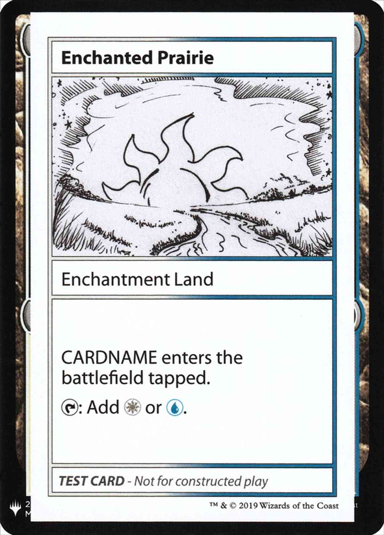 Enchanted Prairie magic card front