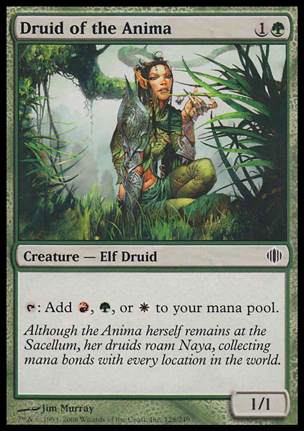 Druid of the Anima magic card front