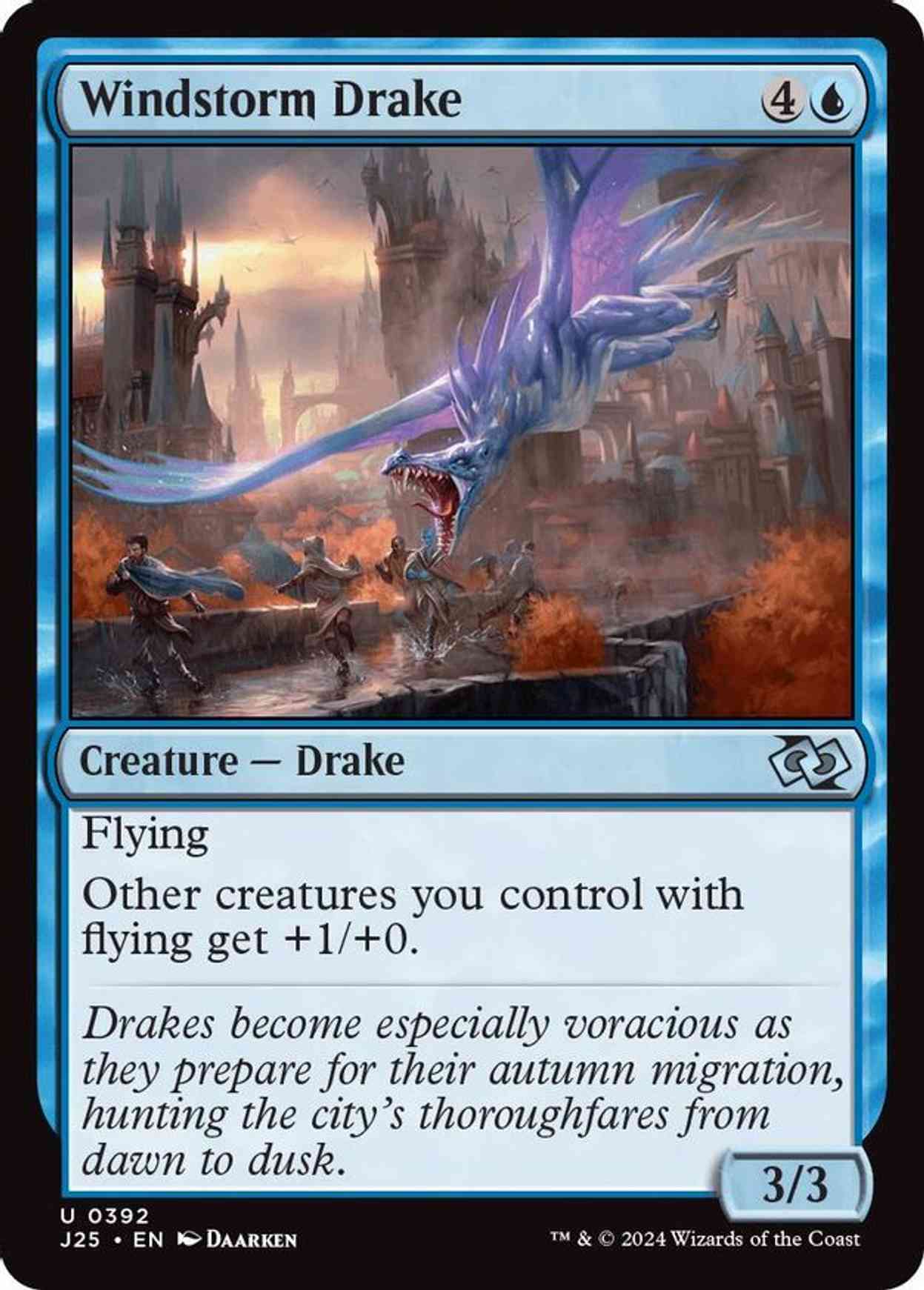 Windstorm Drake magic card front