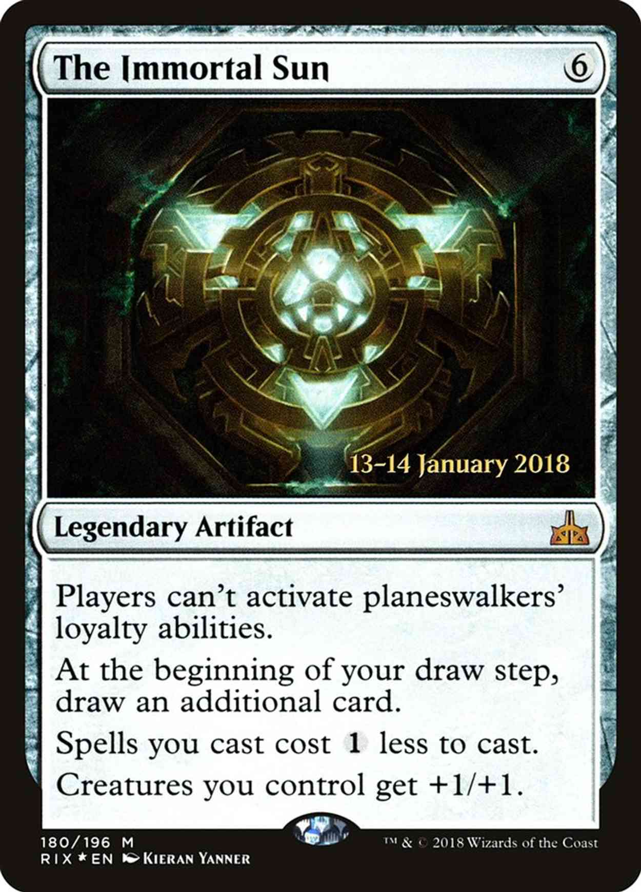 The Immortal Sun magic card front