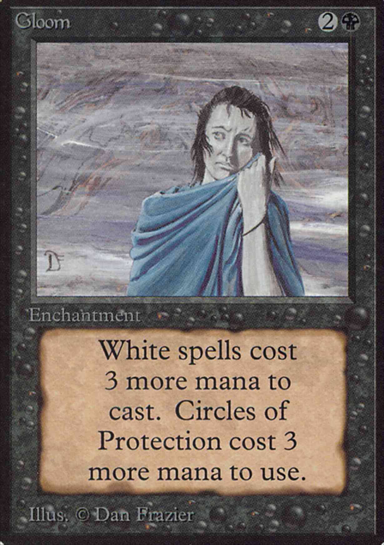Gloom magic card front