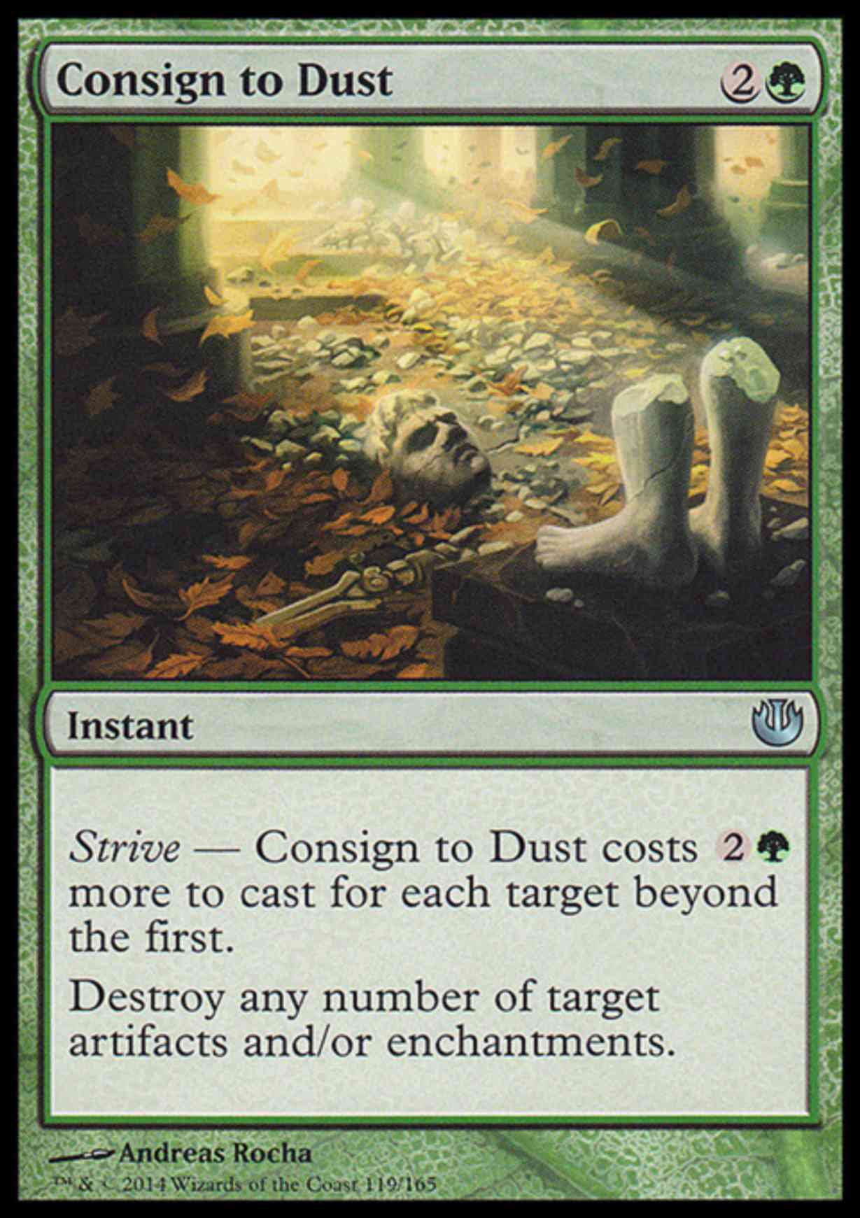 Consign to Dust magic card front