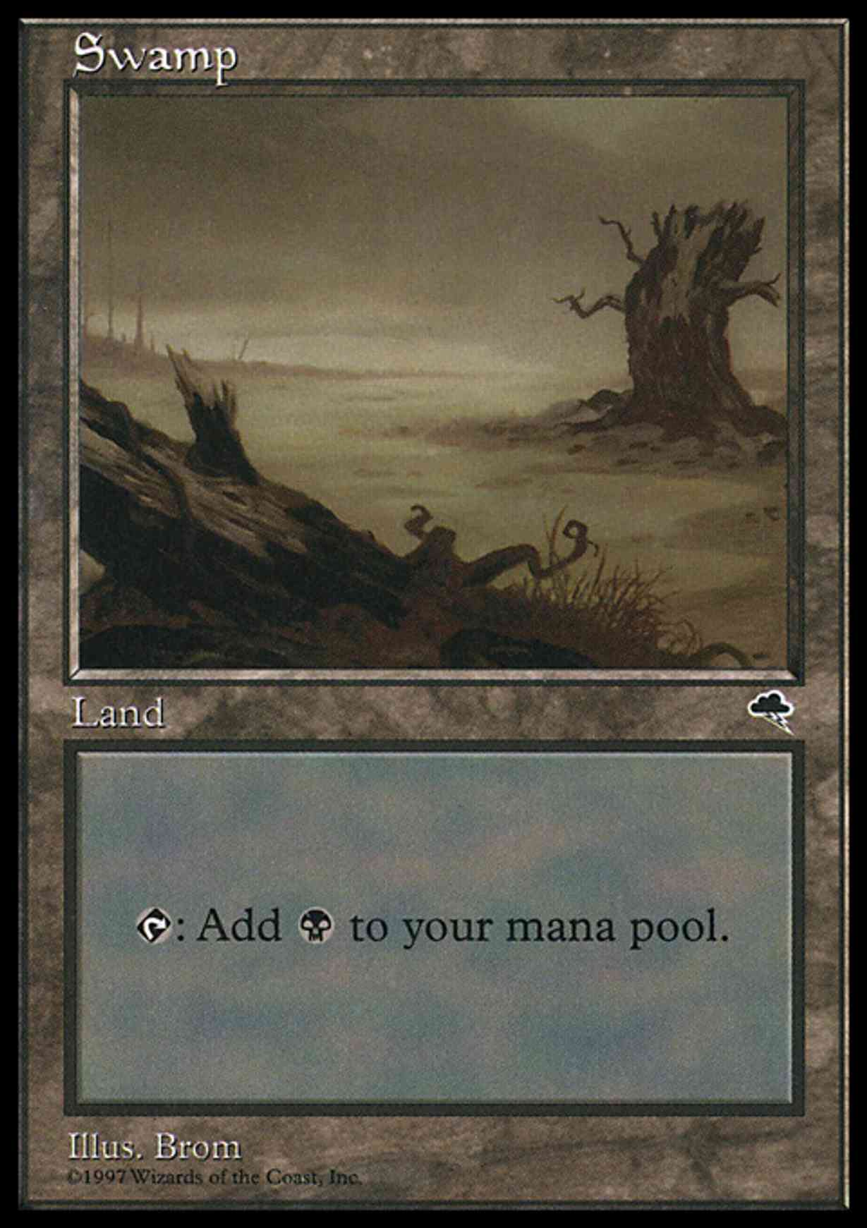 Swamp (Horizontal Log) magic card front