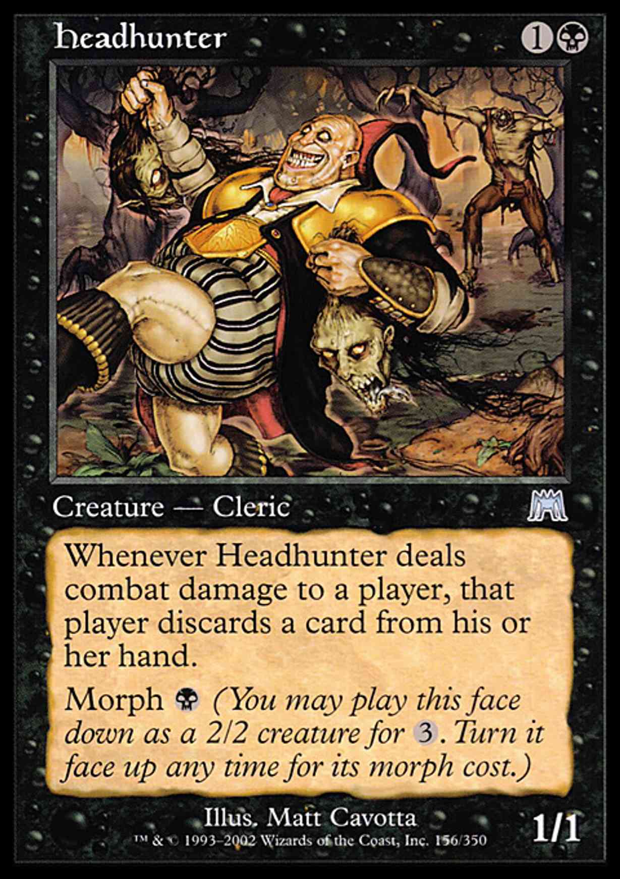 Headhunter magic card front