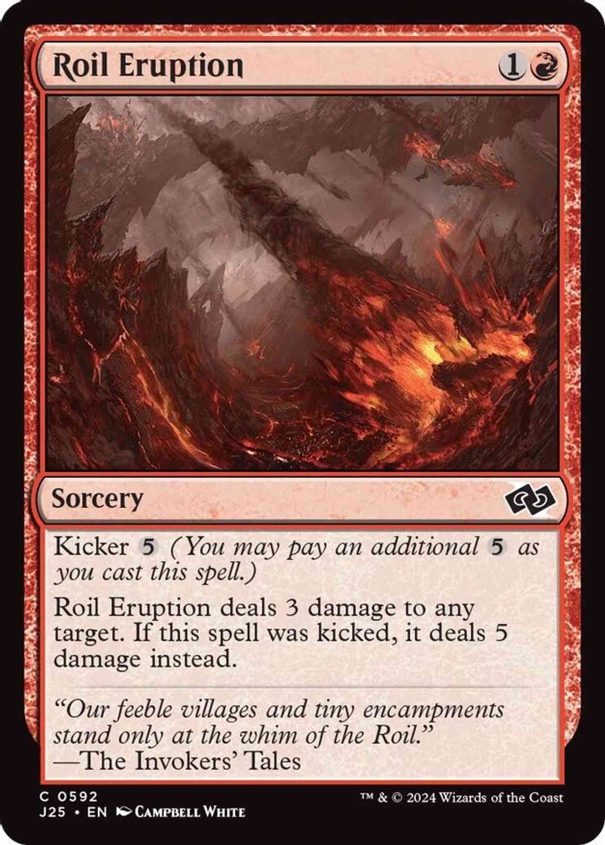 Roil Eruption magic card front