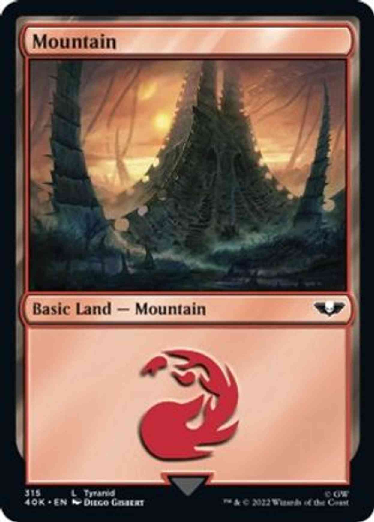 Mountain (315) (Surge Foil) magic card front