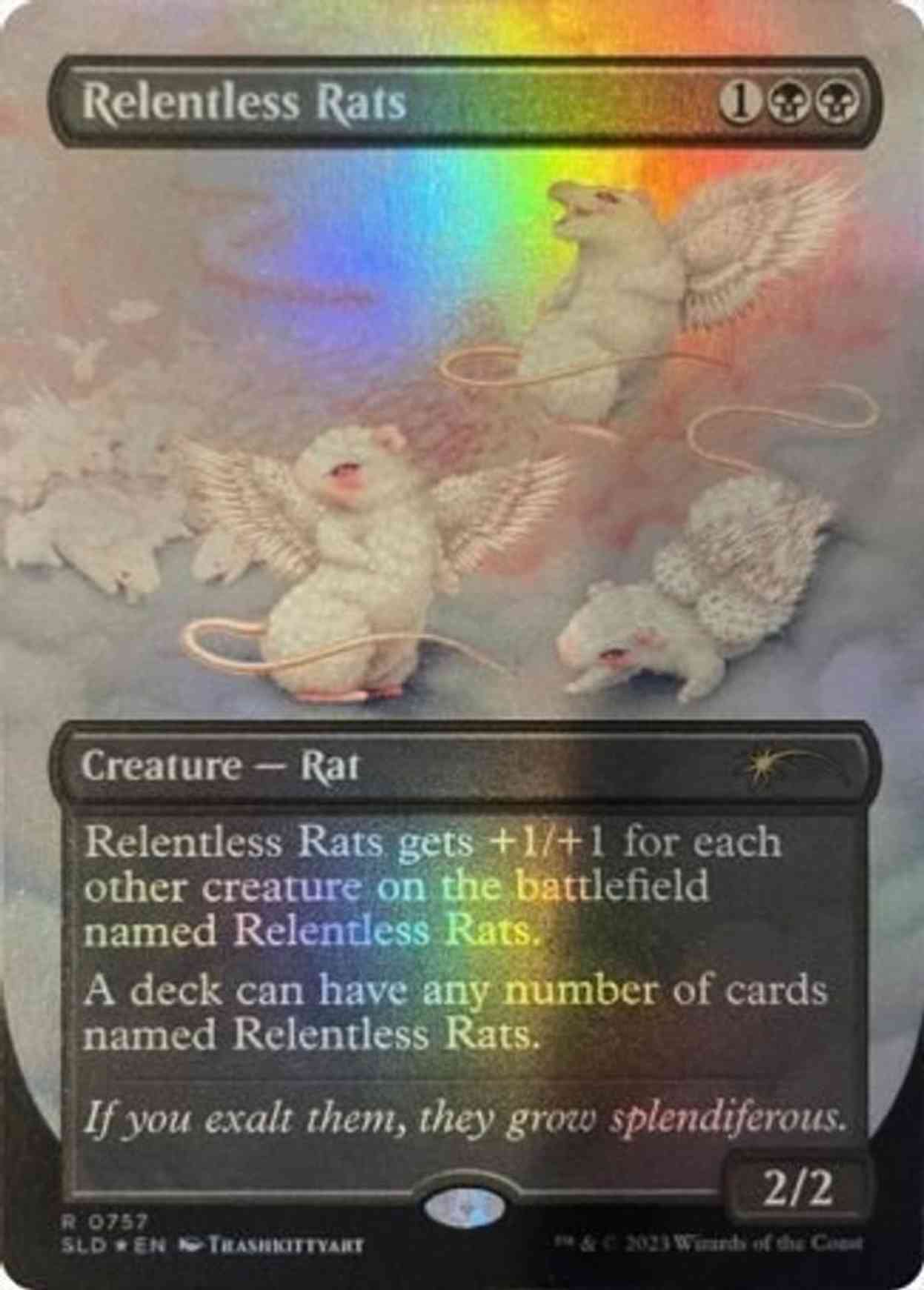 Relentless Rats (757) magic card front