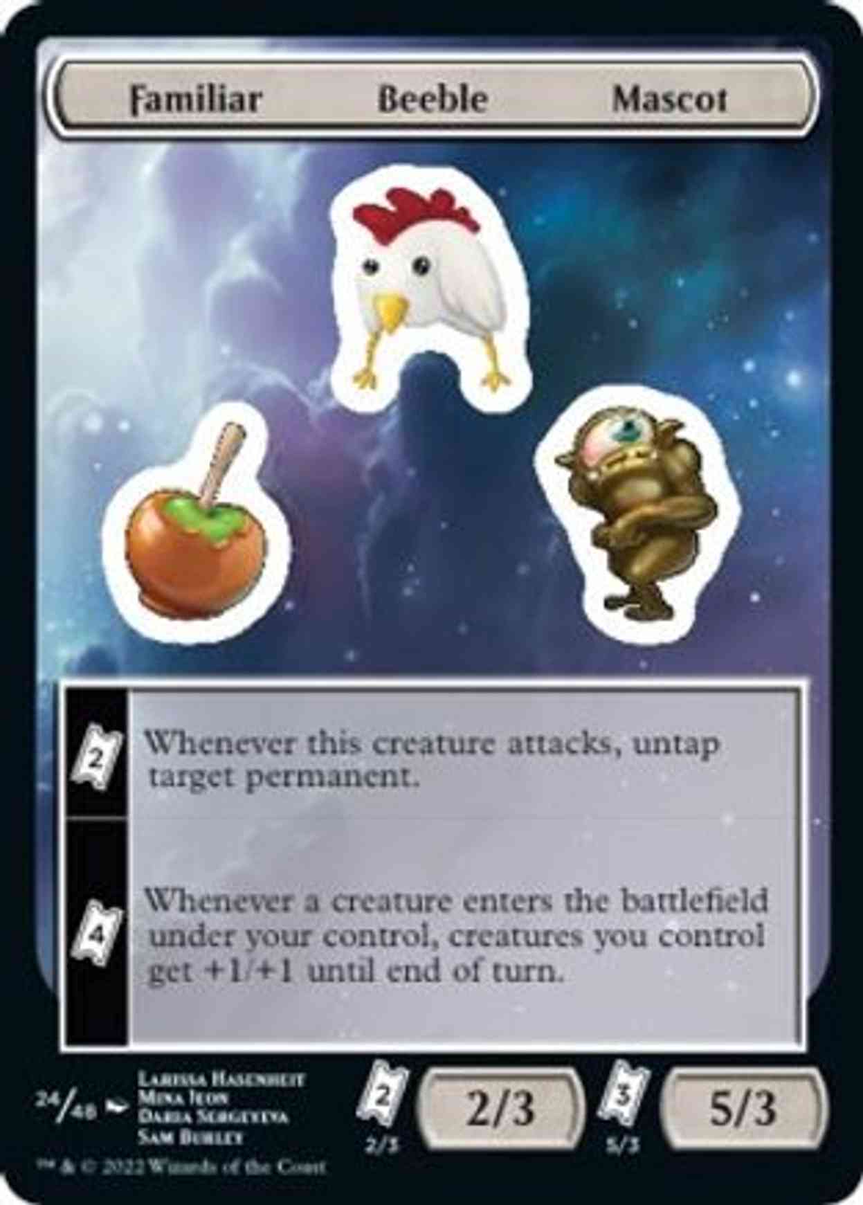 Familiar Beeble Mascot magic card front