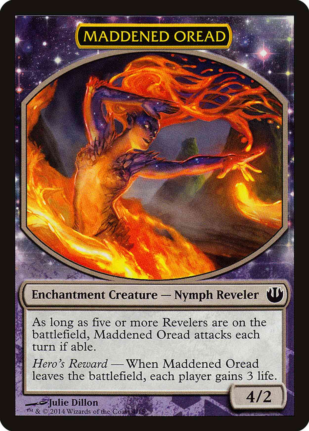 Maddened Oread magic card front