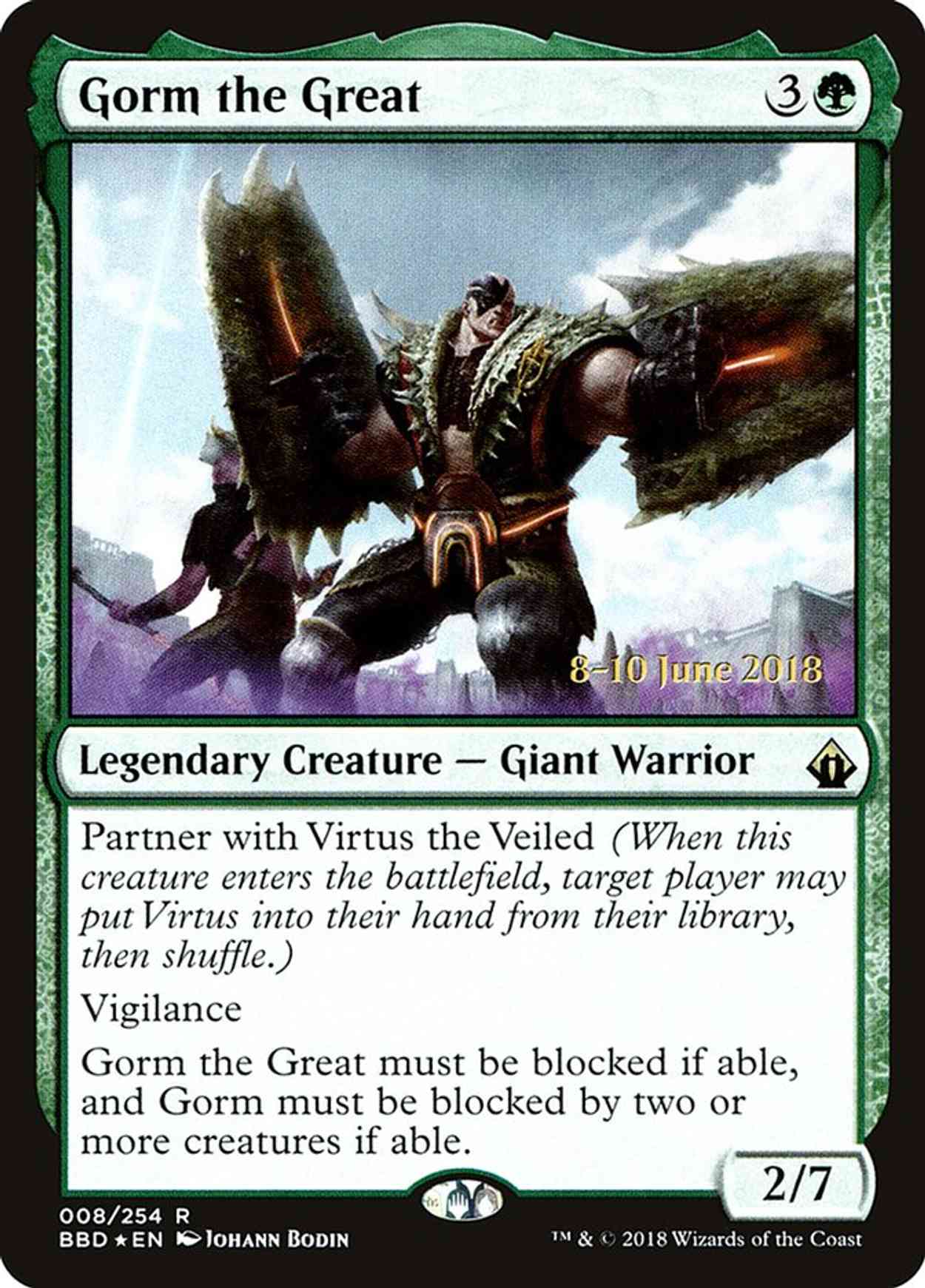 Gorm the Great magic card front