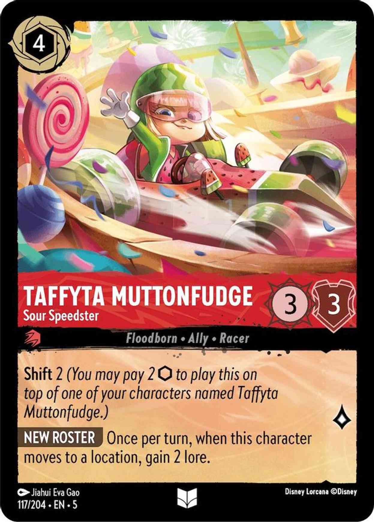 Taffyta Muttonfudge - Sour Speedster magic card front