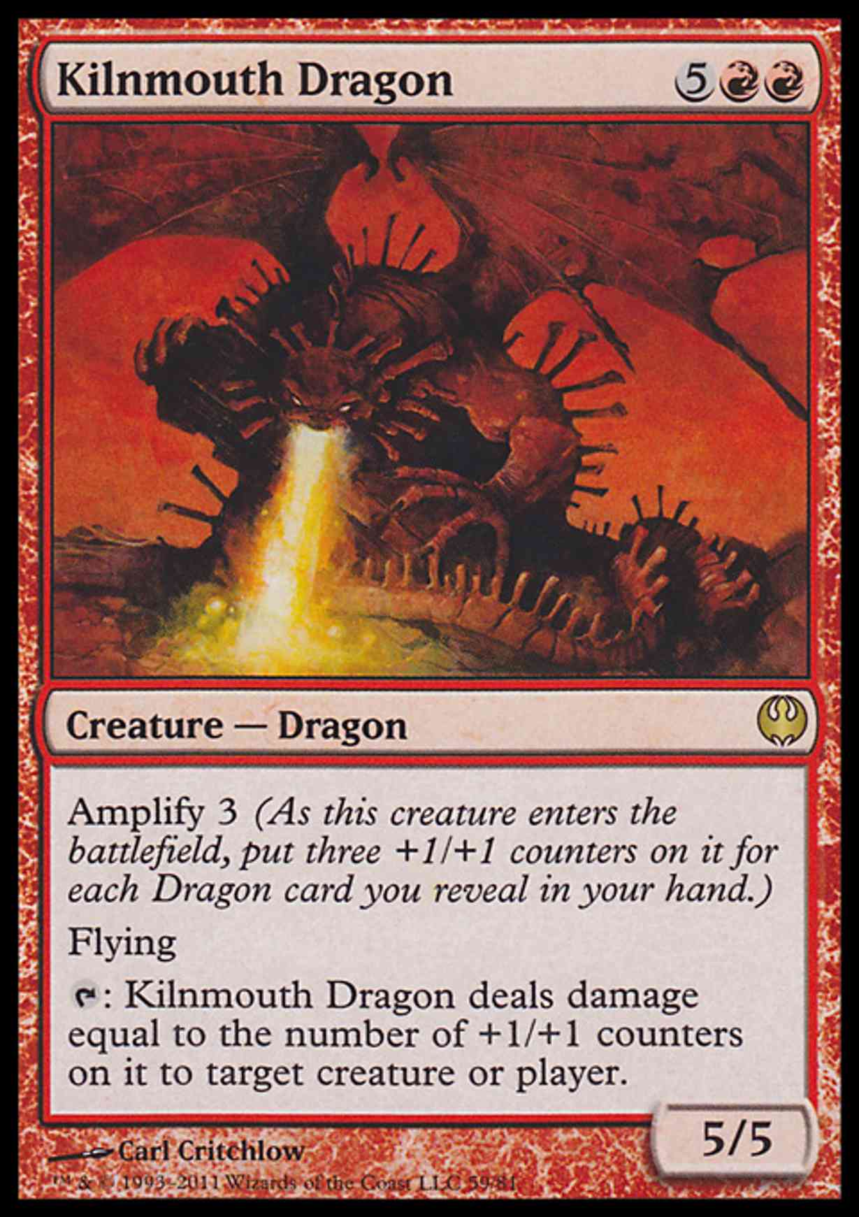 Kilnmouth Dragon magic card front