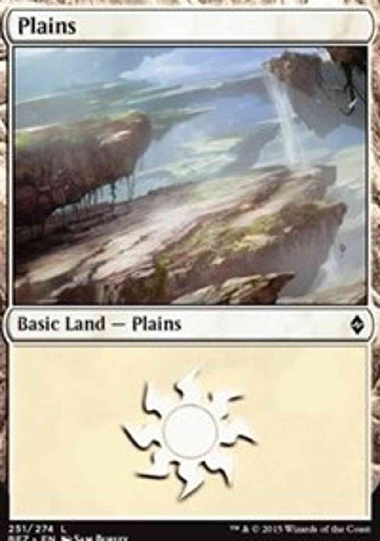 Plains (251) magic card front