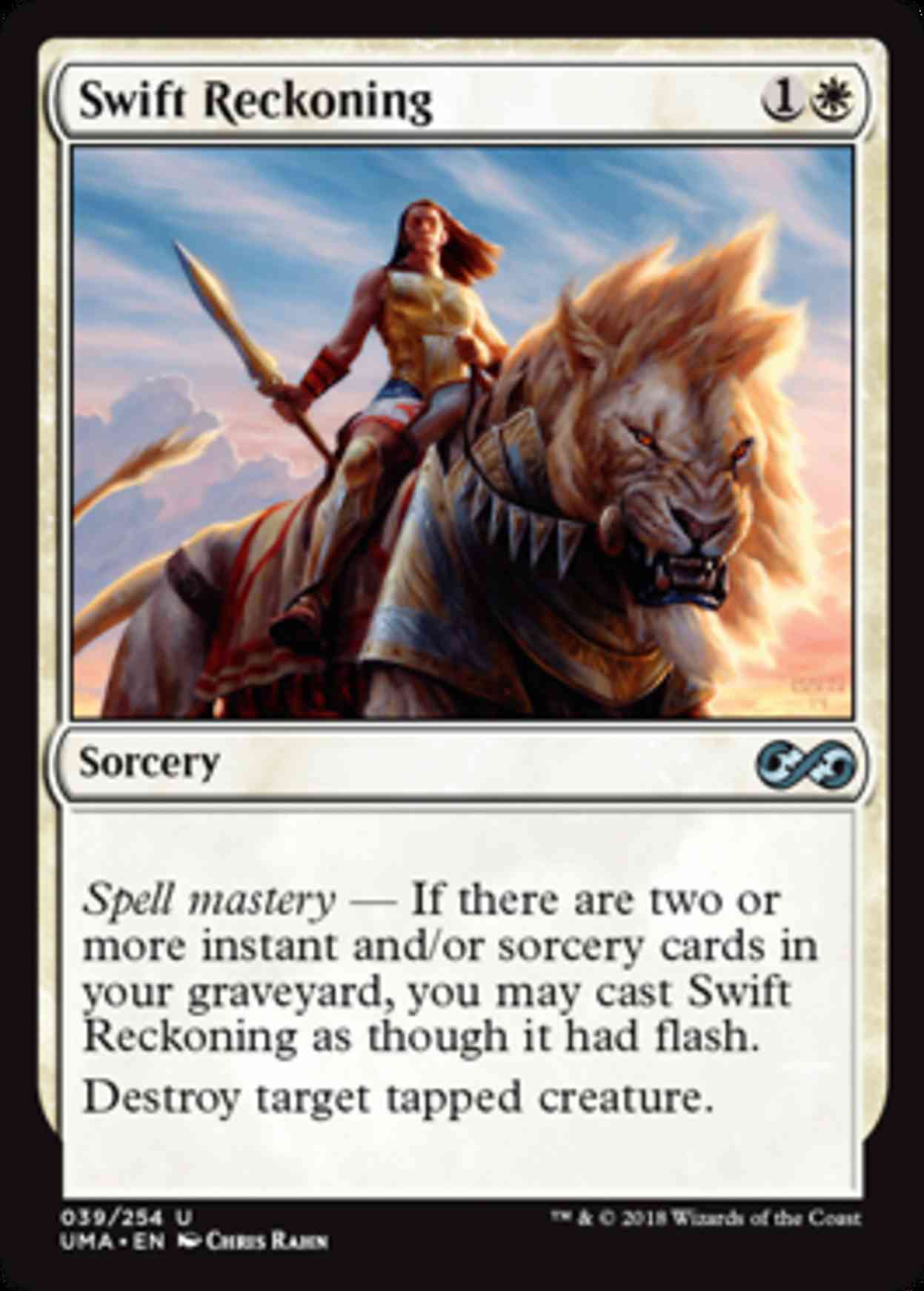 Swift Reckoning magic card front