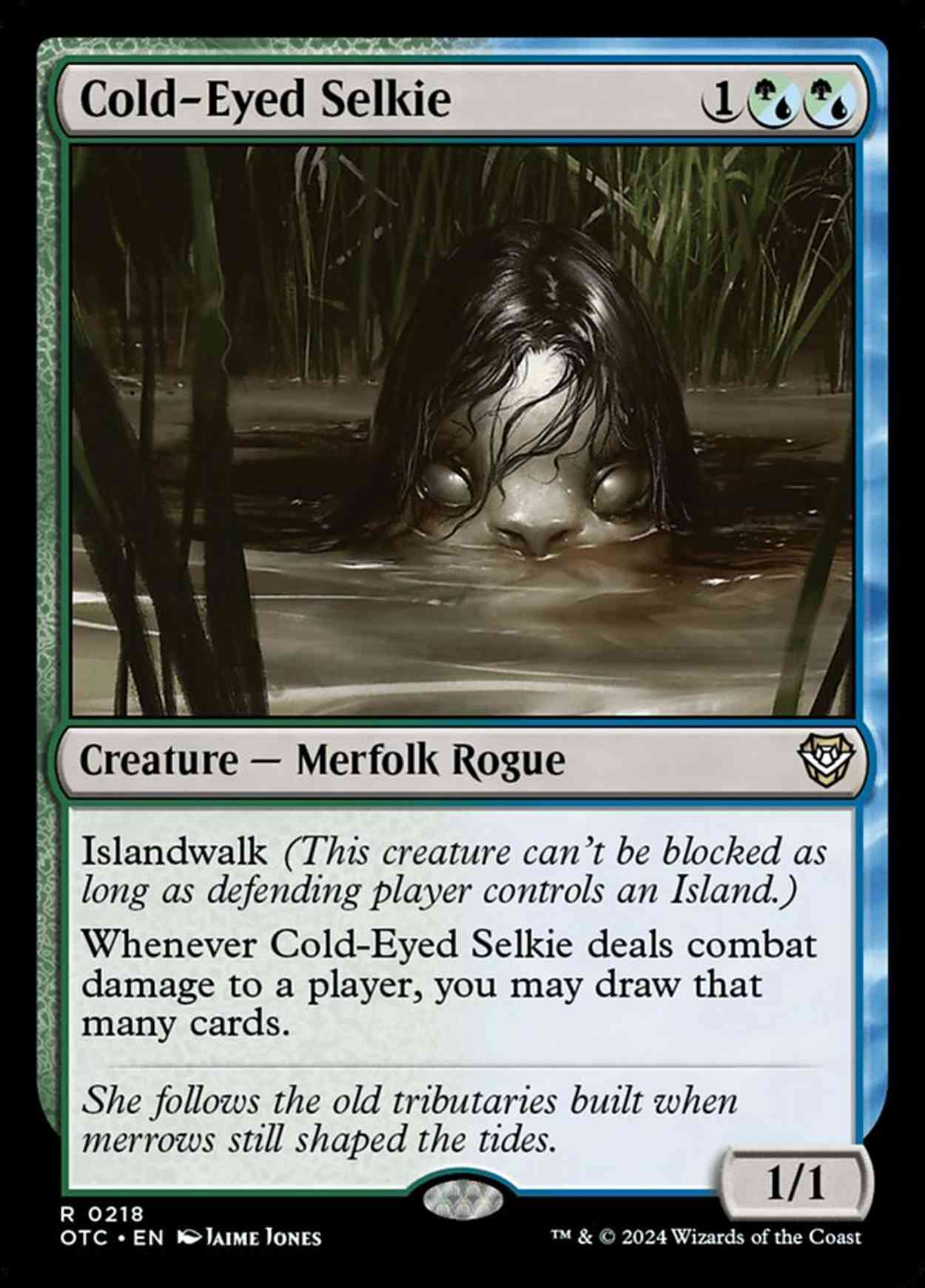 Cold-Eyed Selkie magic card front