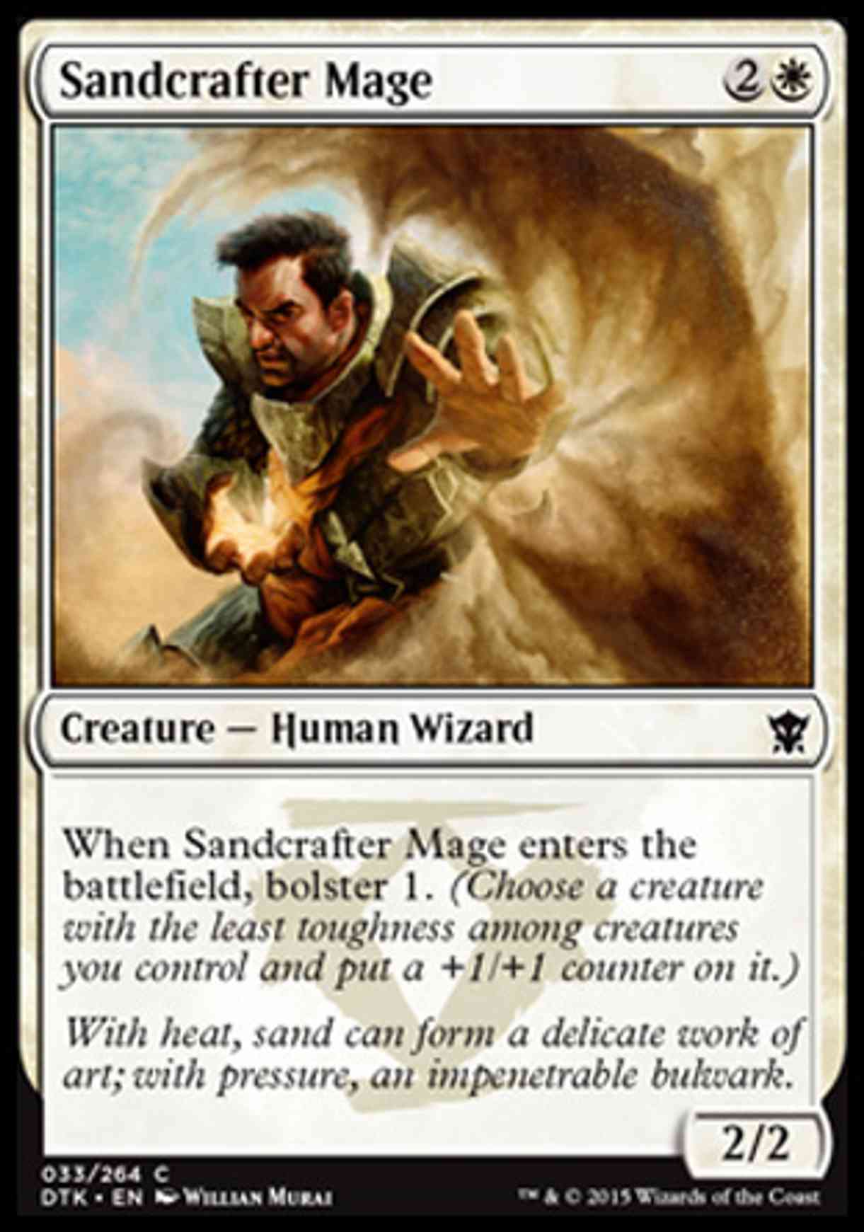 Sandcrafter Mage magic card front