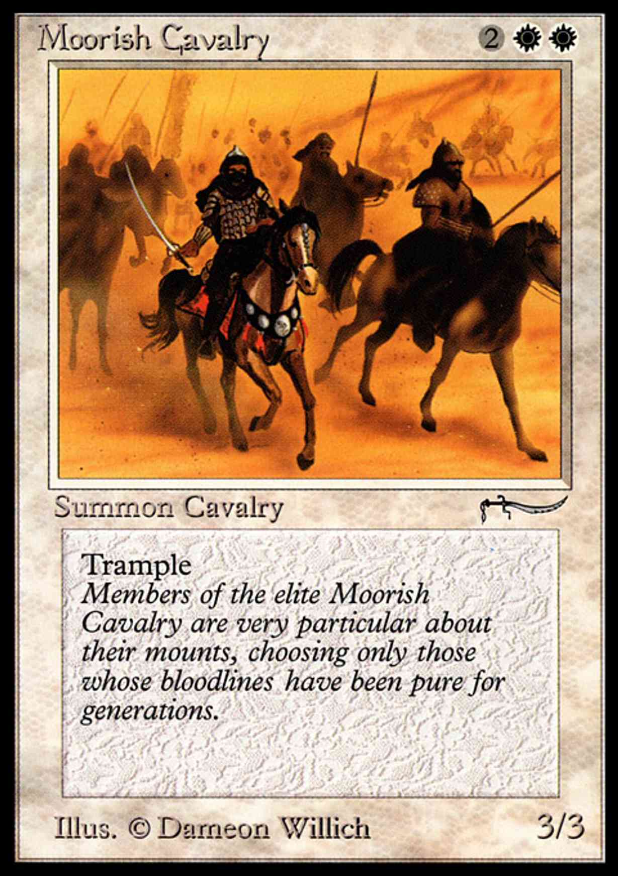 Moorish Cavalry magic card front