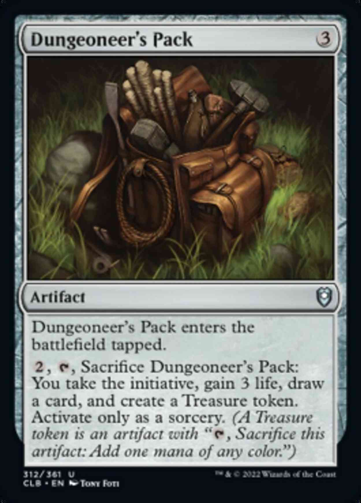 Dungeoneer's Pack magic card front