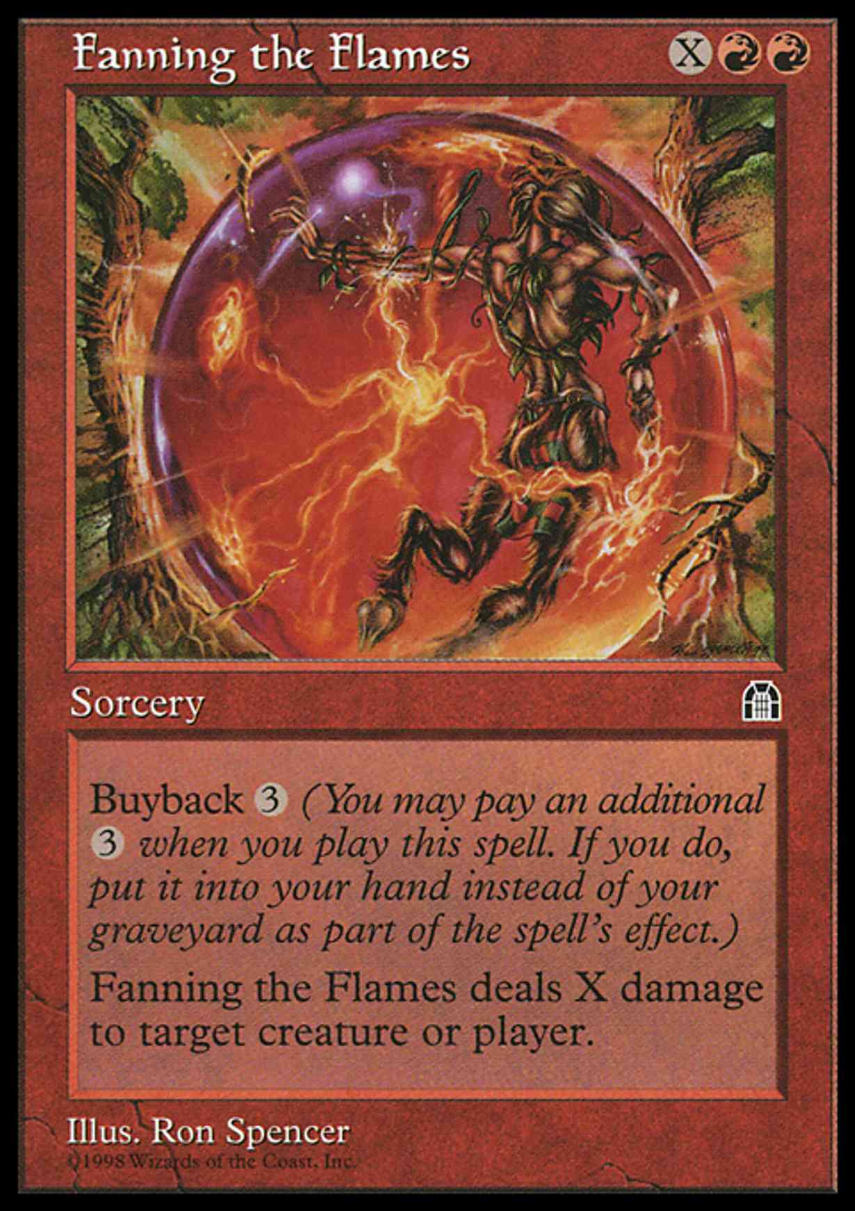 Fanning the Flames magic card front