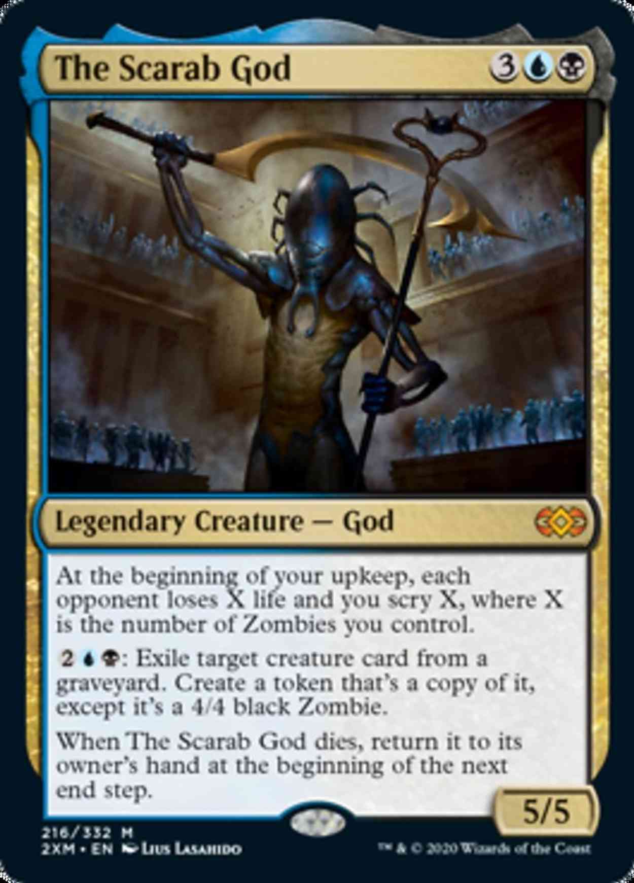 The Scarab God magic card front