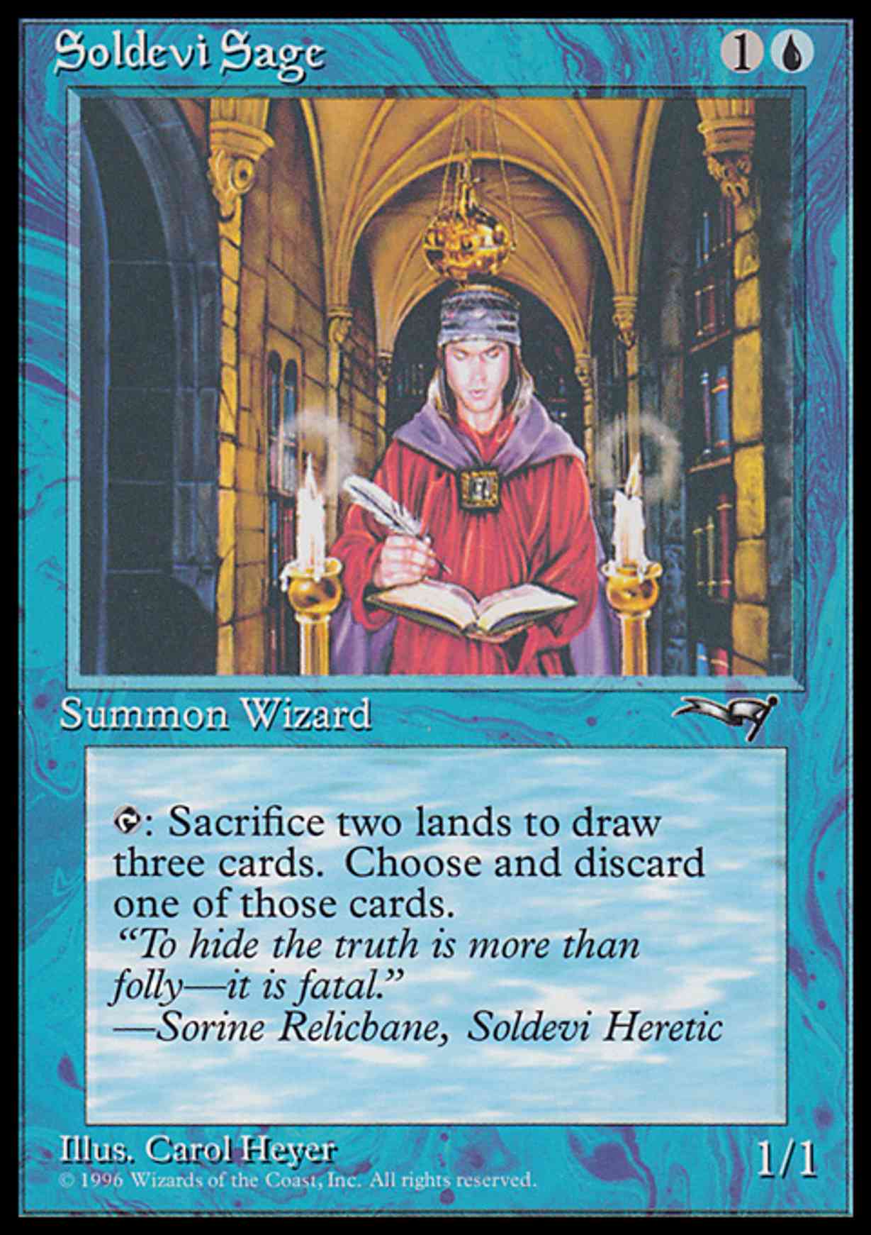 Soldevi Sage (2 Candles) magic card front