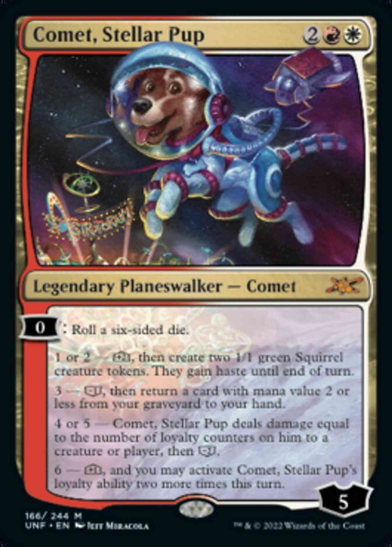 Comet, Stellar Pup magic card front