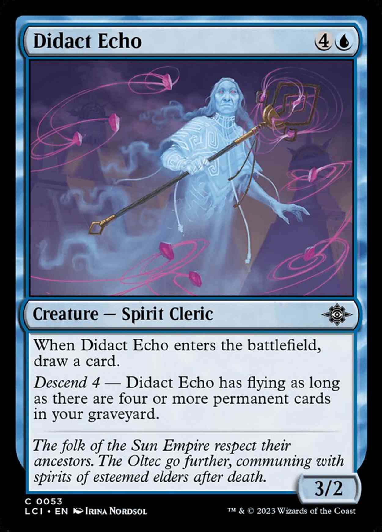 Didact Echo magic card front