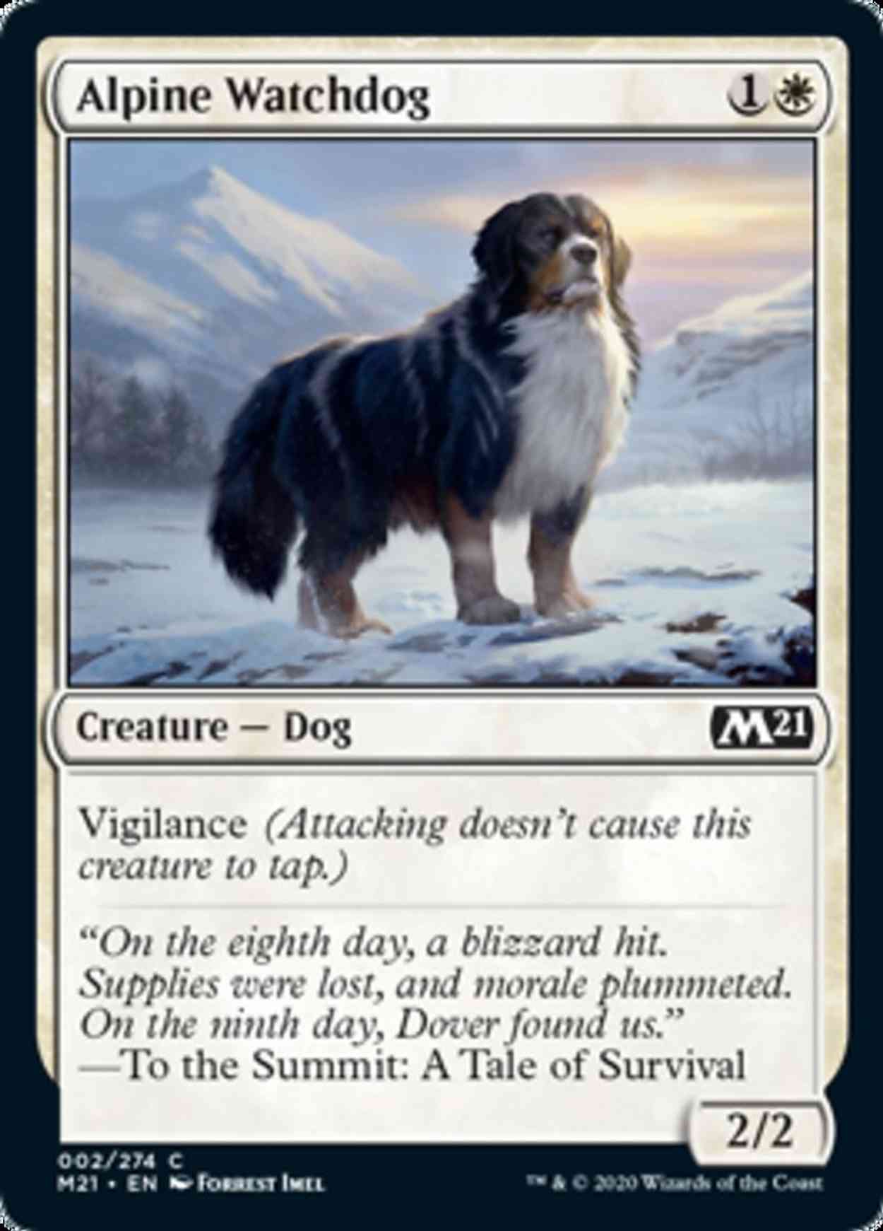 Alpine Watchdog magic card front