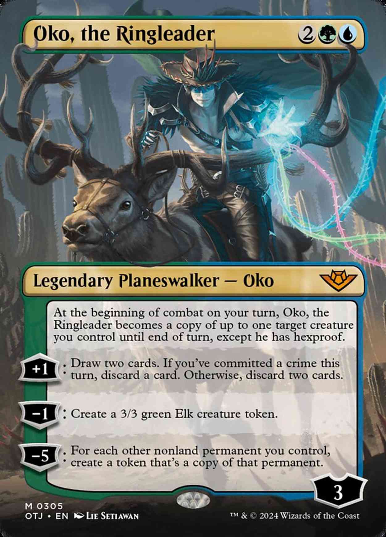 Oko, the Ringleader (Borderless) magic card front