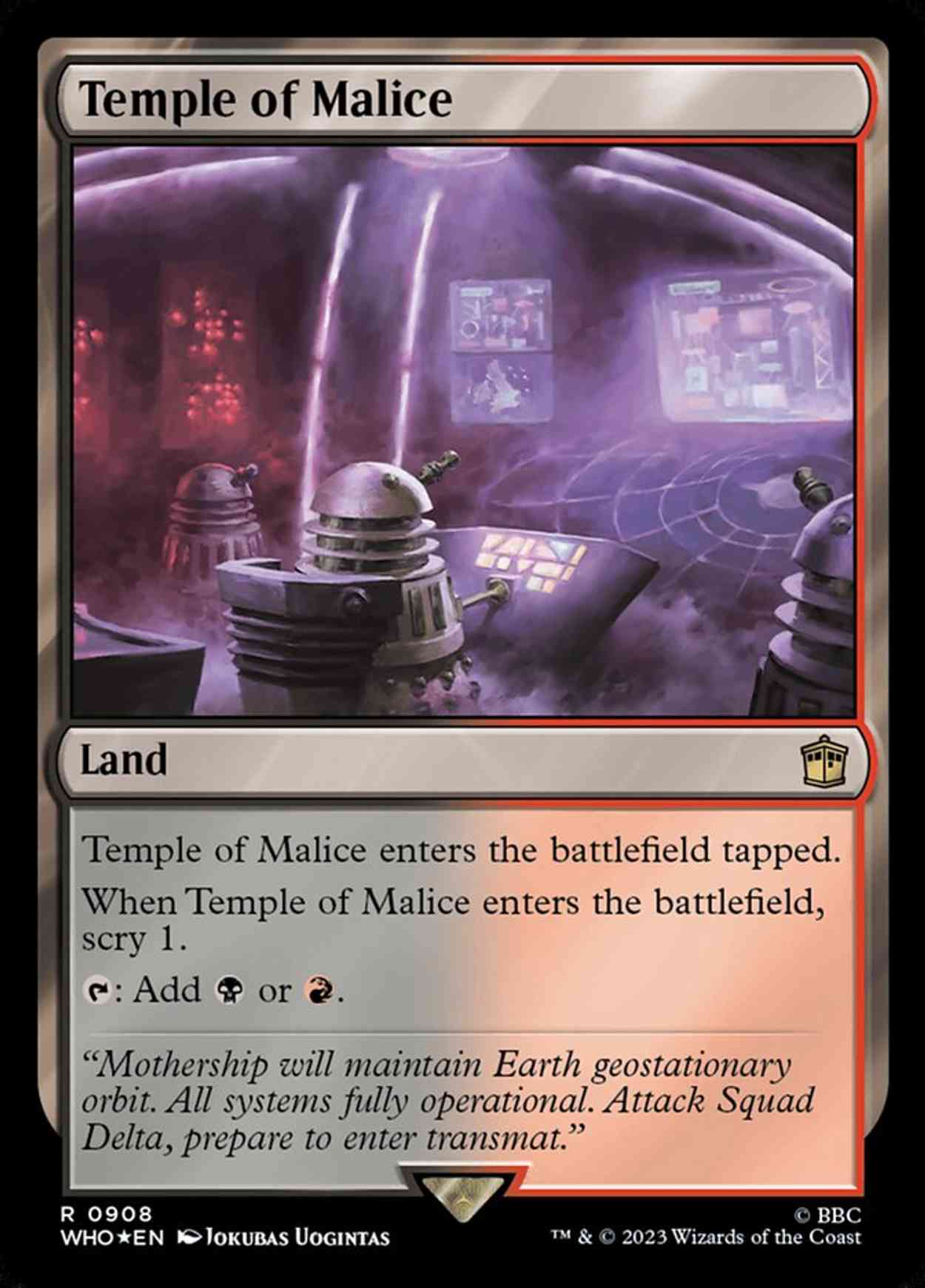 Temple of Malice (Surge Foil) magic card front