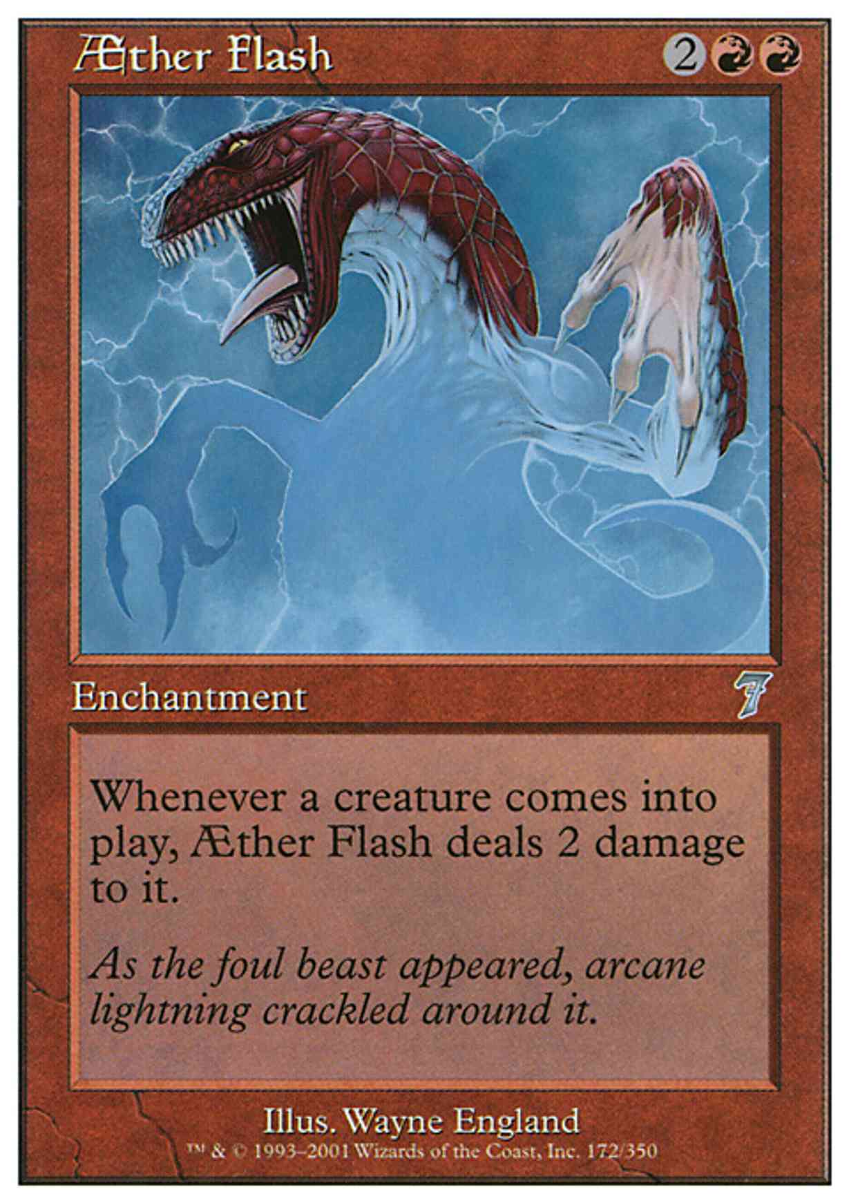 AEther Flash magic card front
