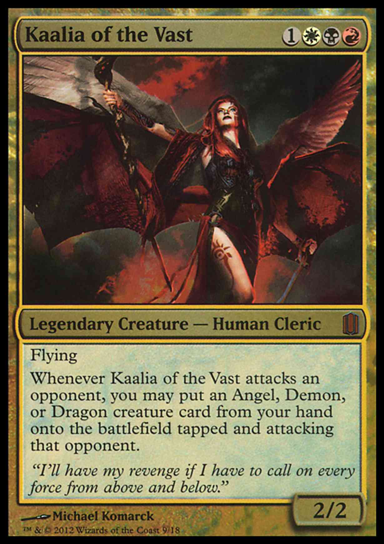 Kaalia of the Vast magic card front