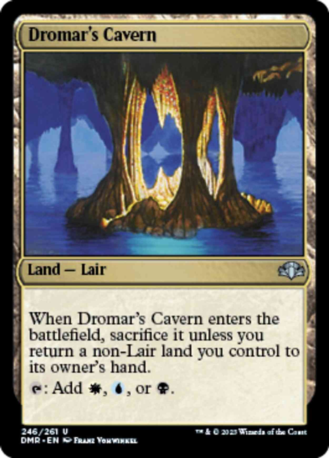 Dromar's Cavern magic card front