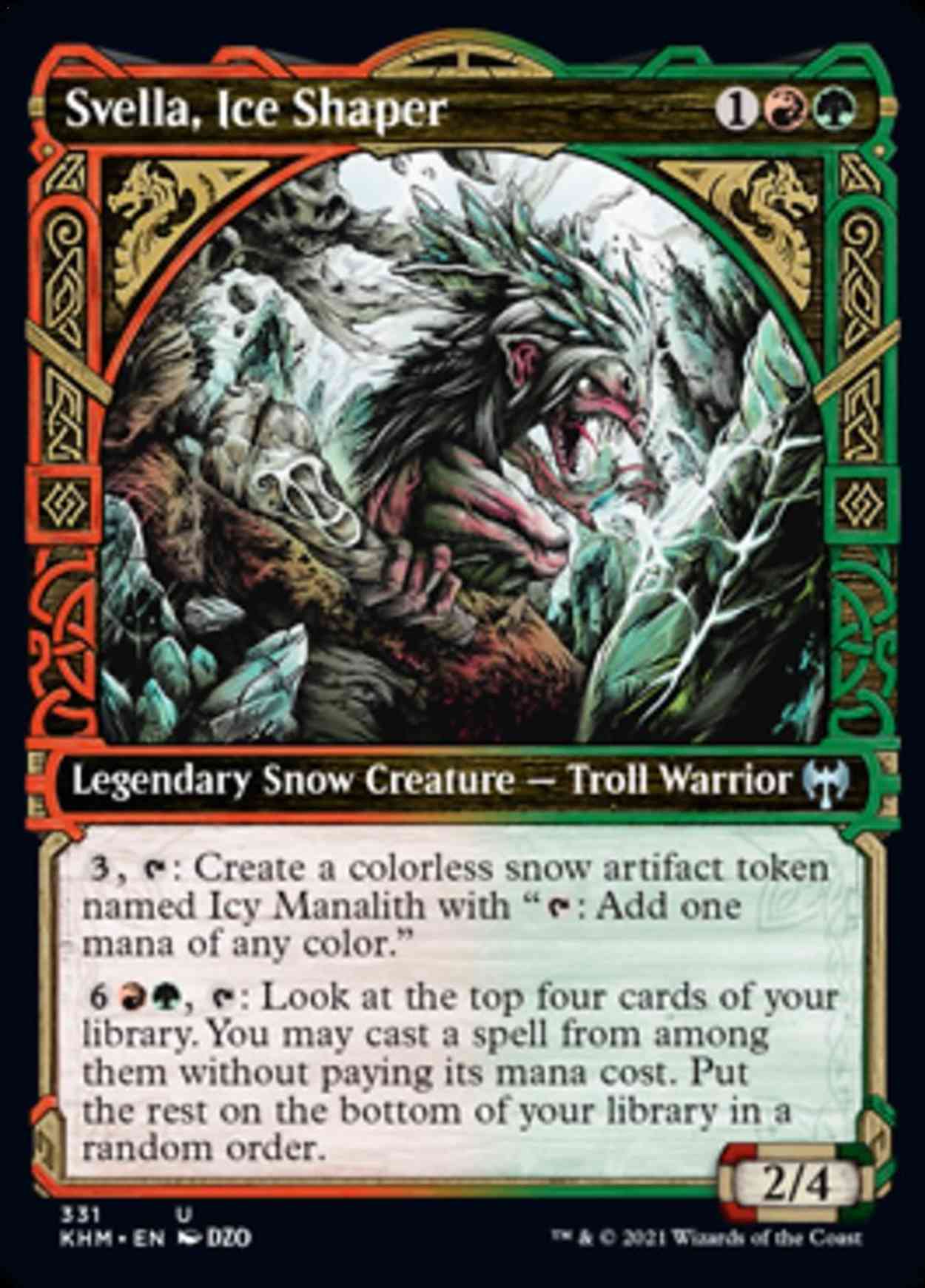 Svella, Ice Shaper (Showcase) magic card front