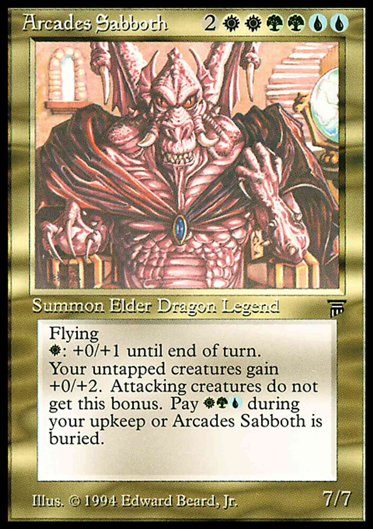 Arcades Sabboth magic card front